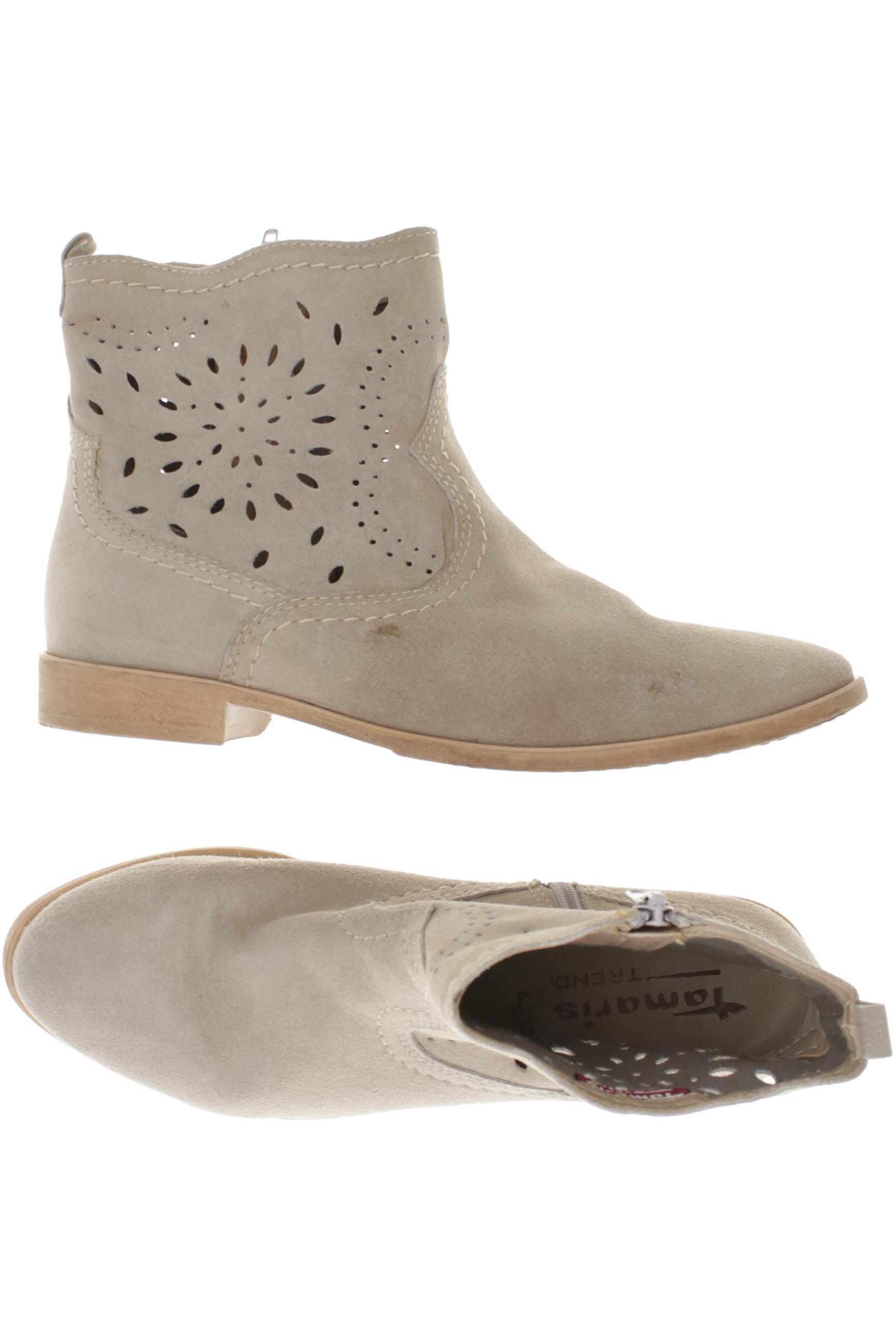 

Tamaris Damen Stiefelette, beige, Gr. 38