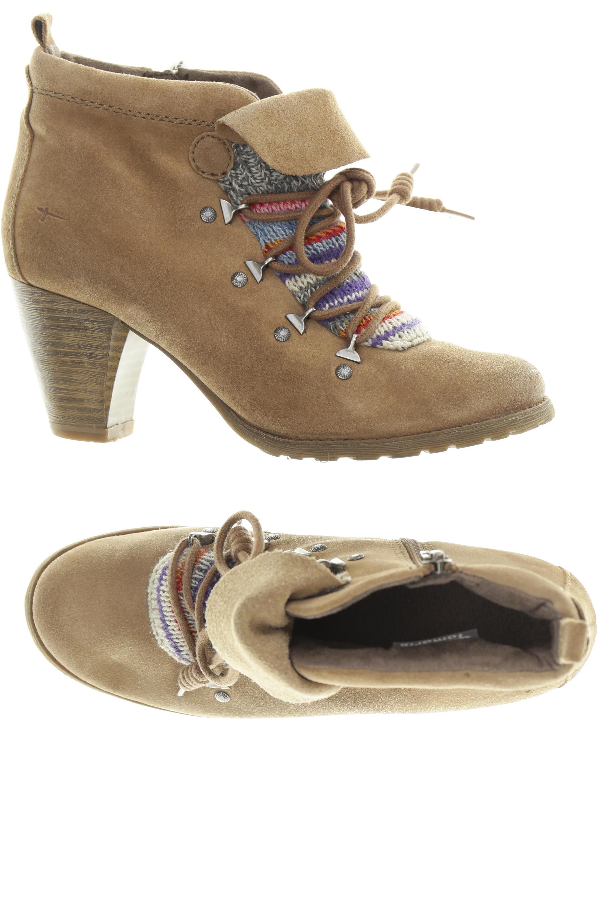 

Tamaris Damen Stiefelette, beige, Gr. 38