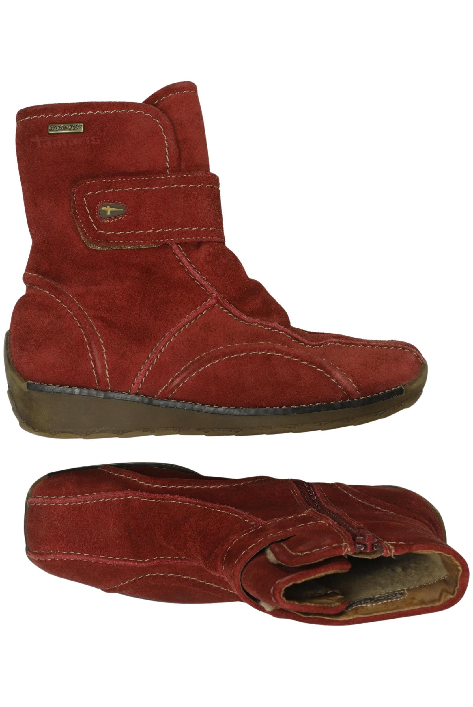

Tamaris Damen Stiefelette, rot, Gr. 37
