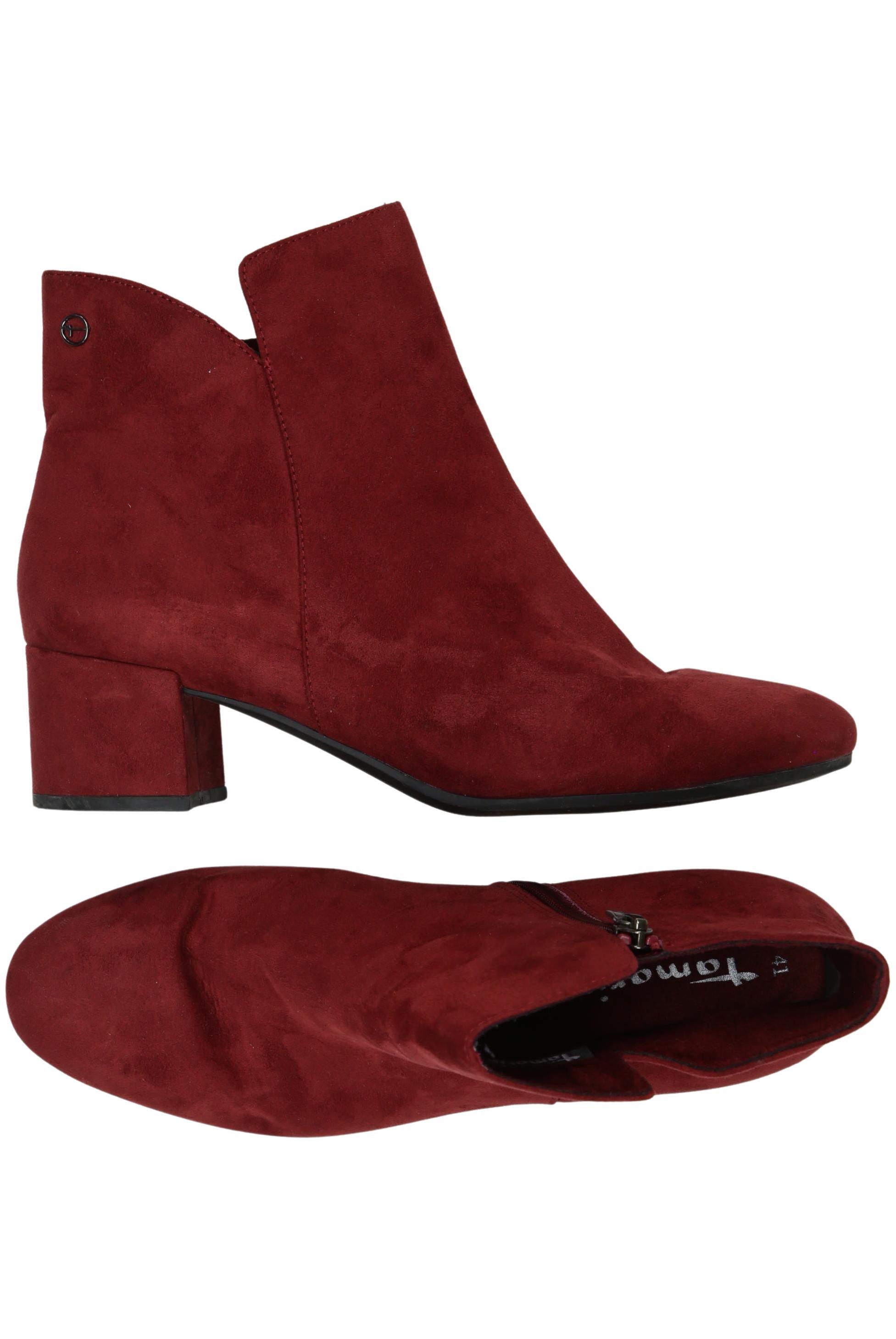 

Tamaris Damen Stiefelette, bordeaux, Gr. 41