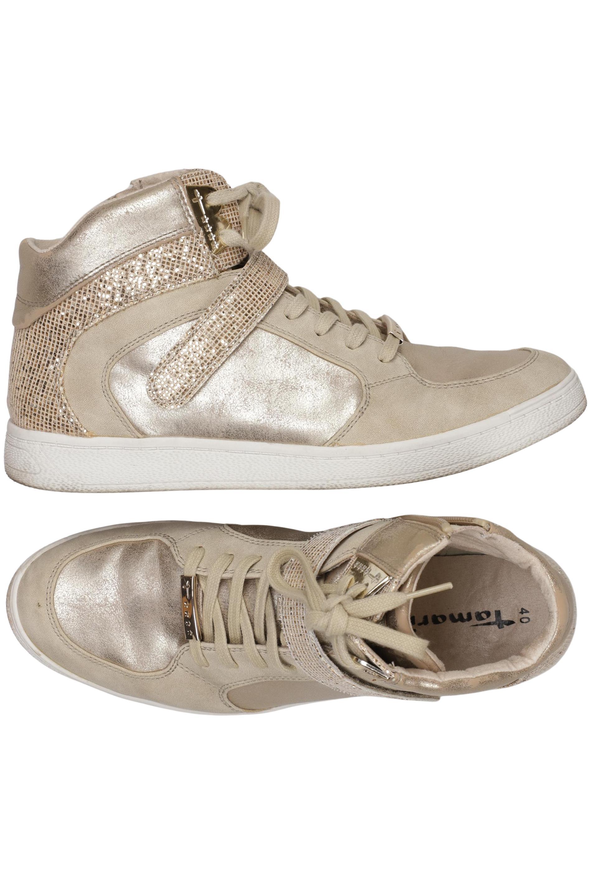 

Tamaris Damen Stiefelette, gold, Gr. 40