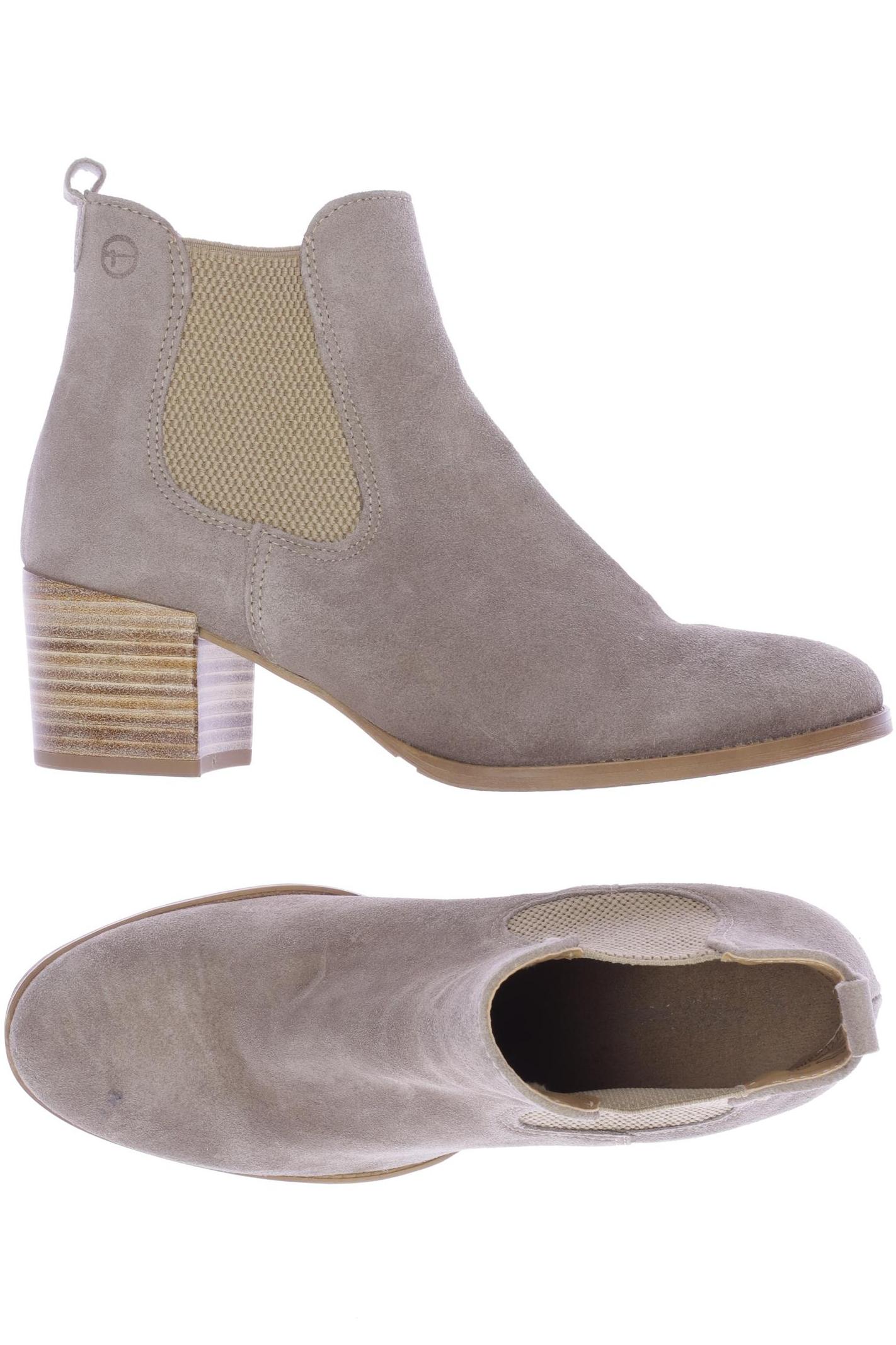 

Tamaris Damen Stiefelette, beige, Gr. 39