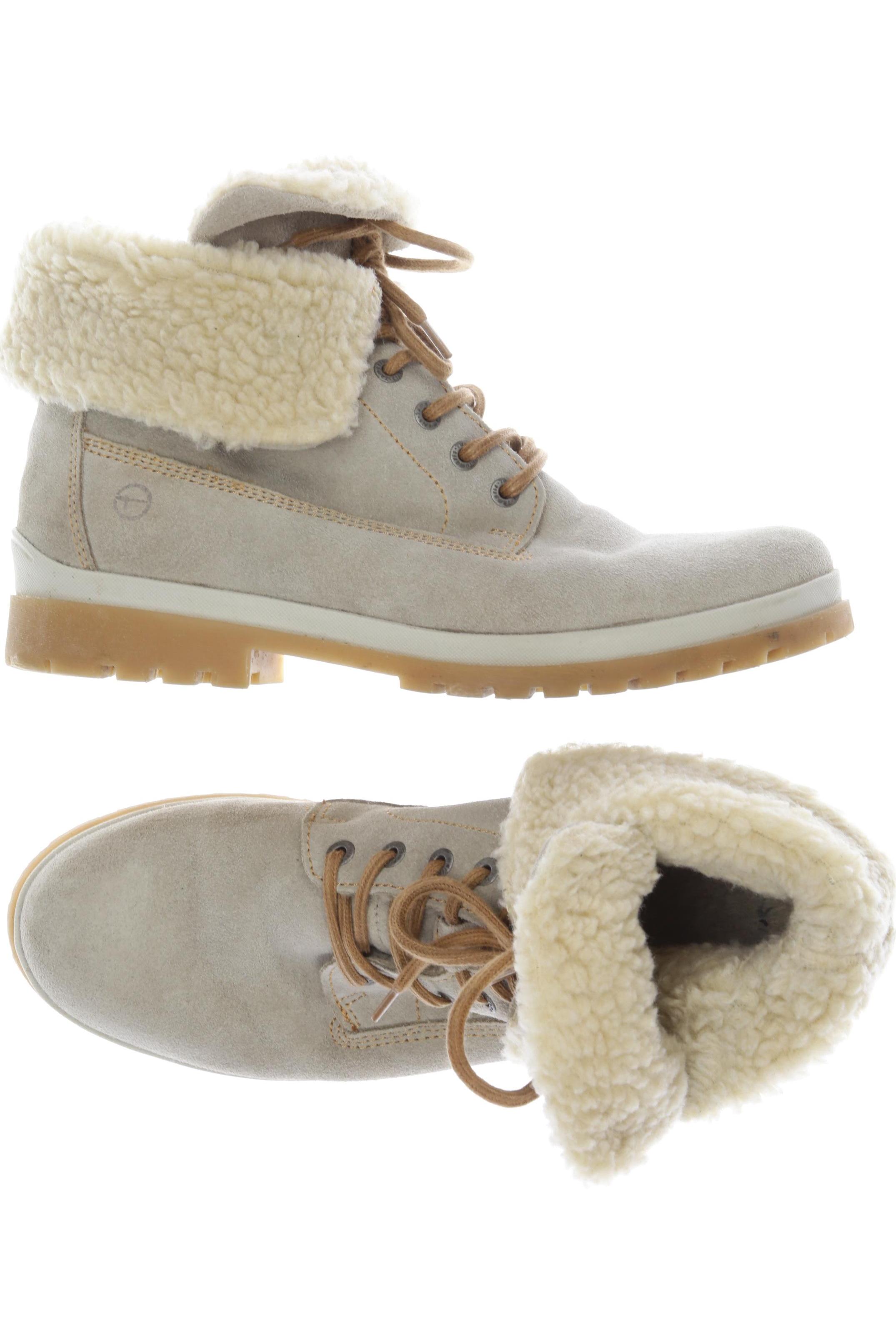Thumbnail - Tamaris Damen Stiefelette, beige, Gr. 42