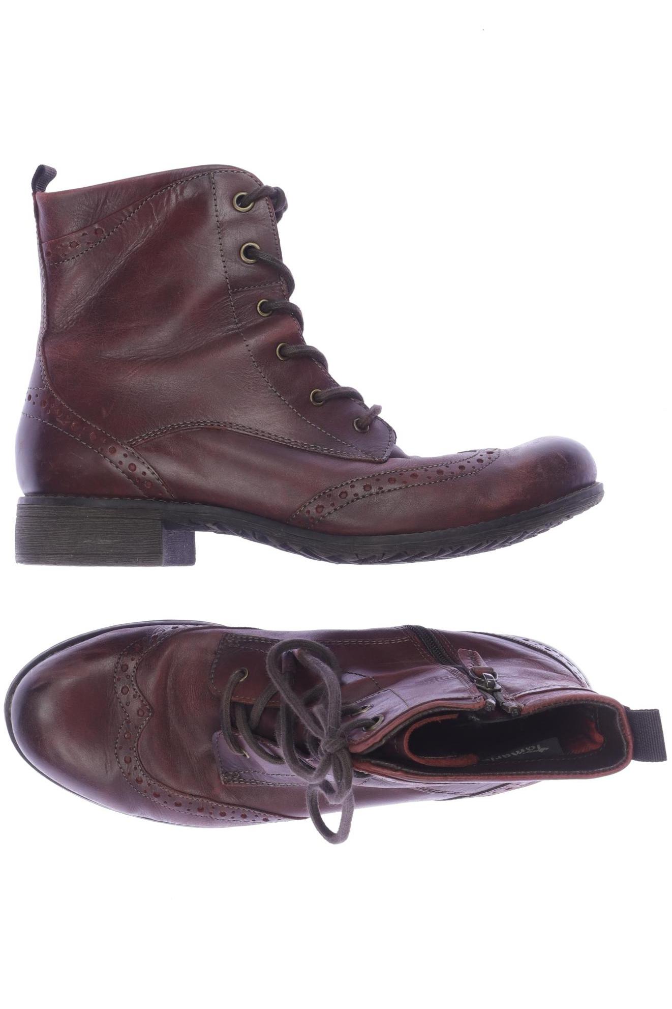 

Tamaris Damen Stiefelette, bordeaux, Gr. 39