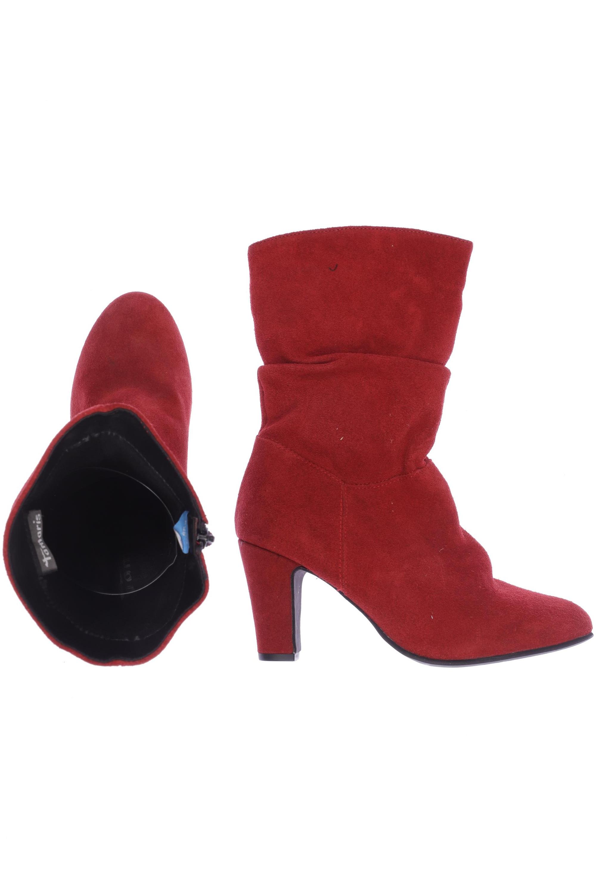 

Tamaris Damen Stiefelette, rot, Gr. 39