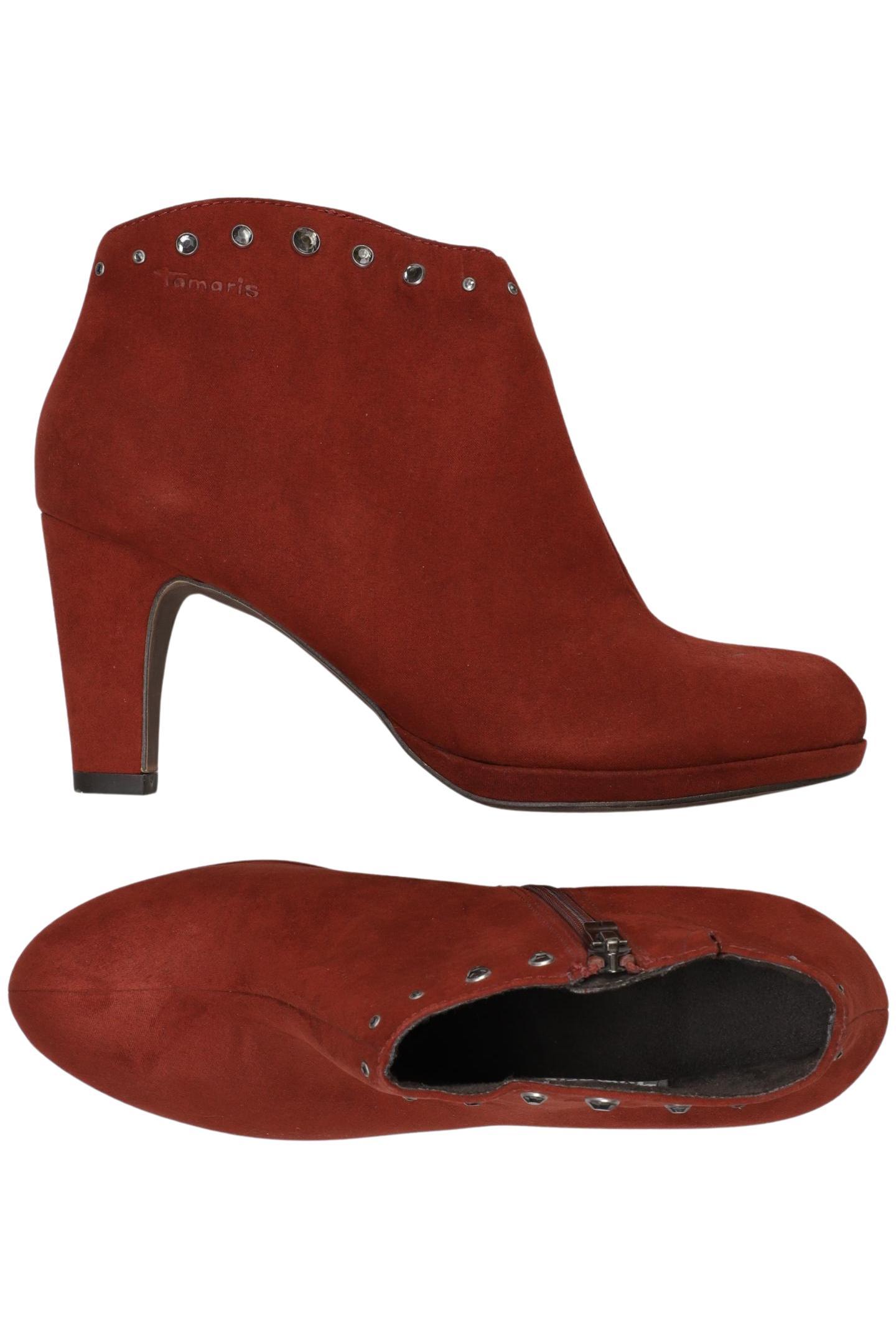 

Tamaris Damen Stiefelette, rot, Gr. 39