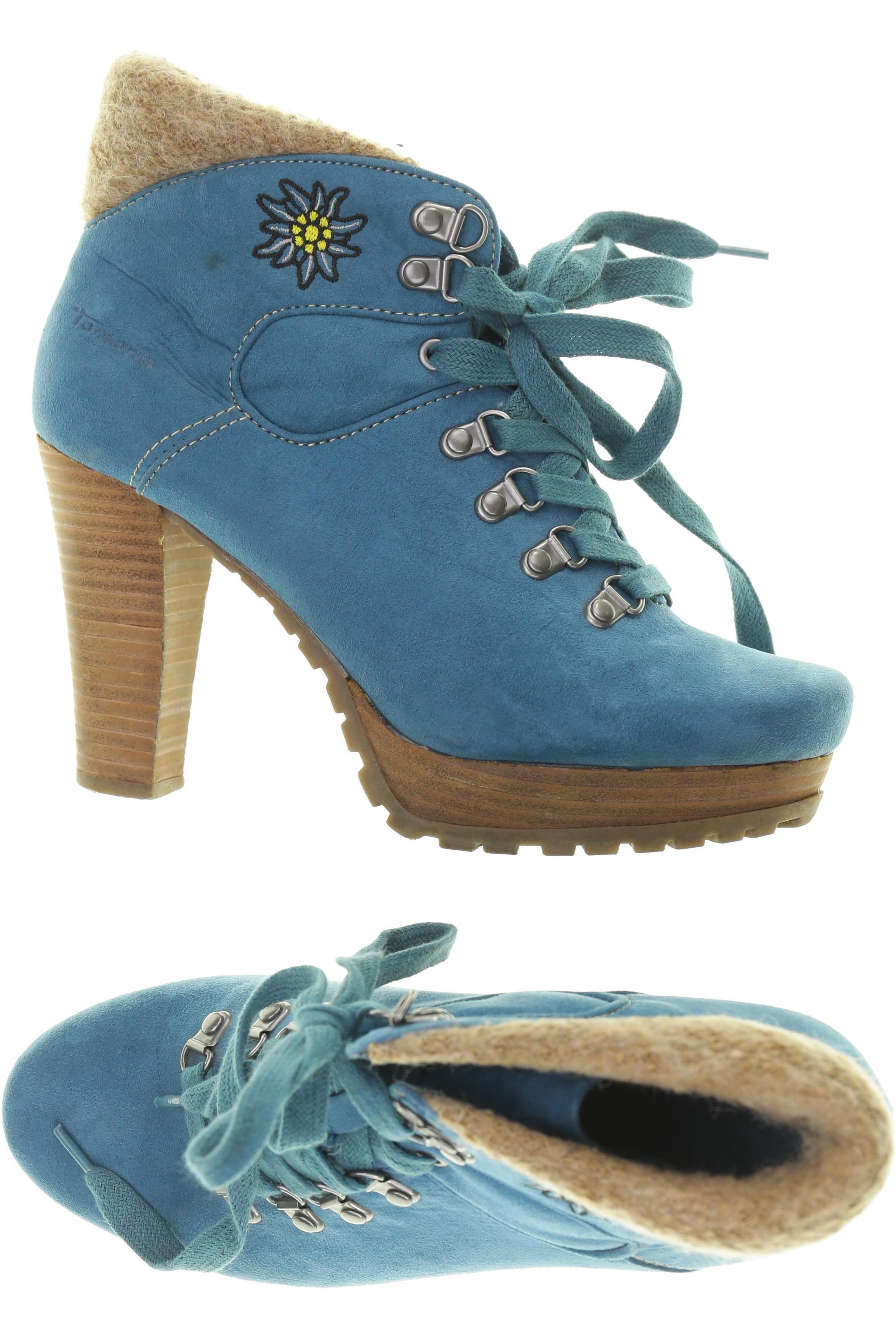 

Tamaris Damen Stiefelette, türkis, Gr. 38