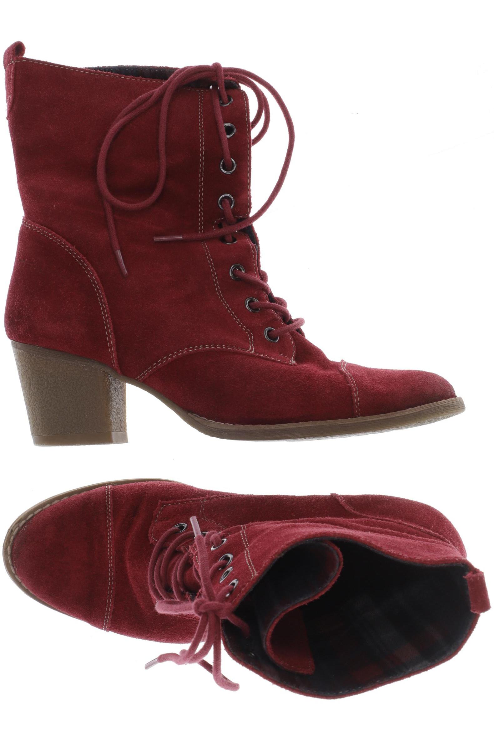 

Tamaris Damen Stiefelette, rot, Gr. 39