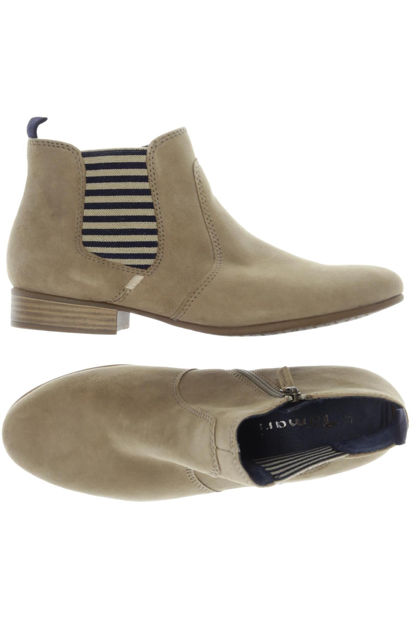 

Tamaris Damen Stiefelette, beige, Gr. 37