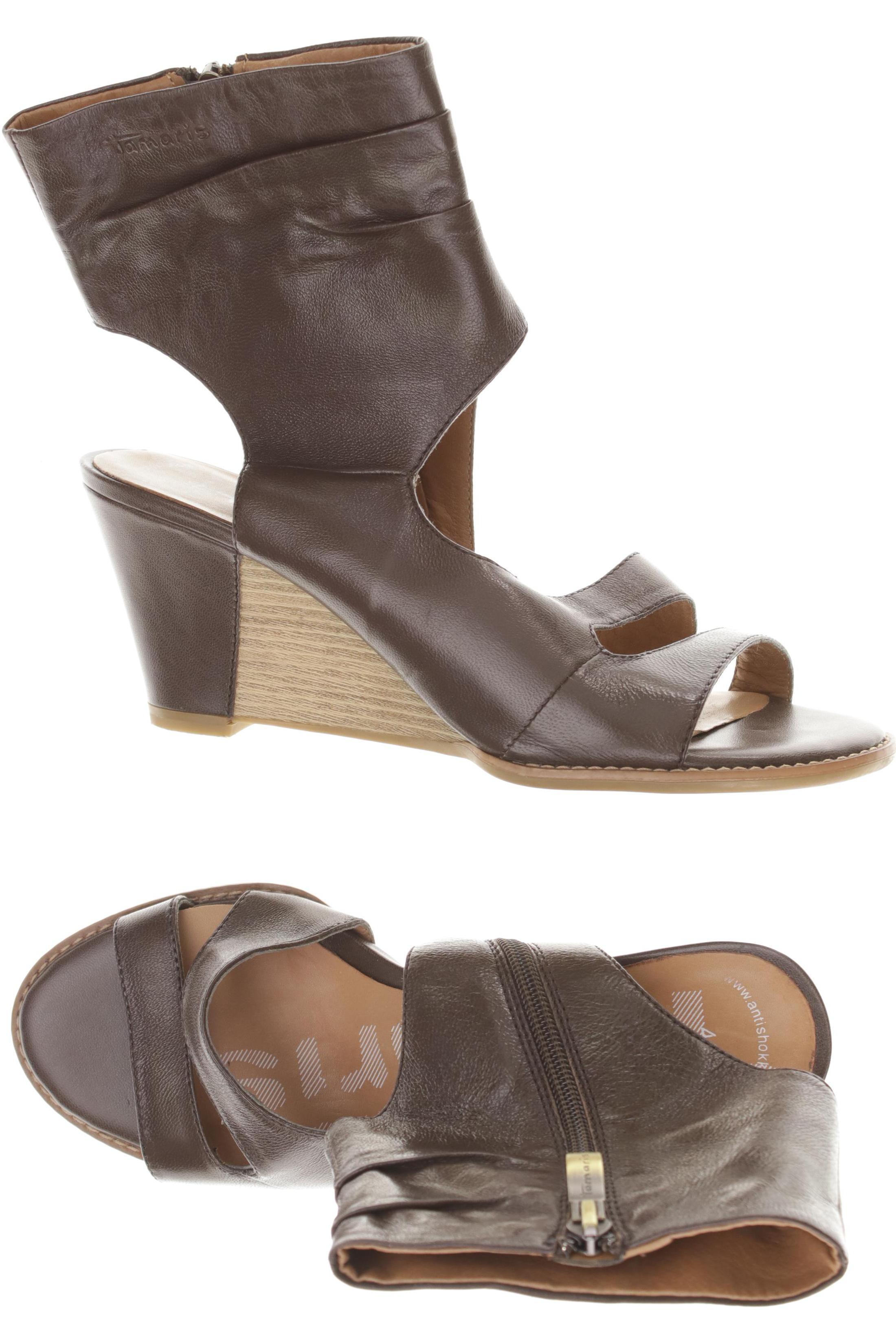 

Tamaris Damen Sandale, braun, Gr. 40