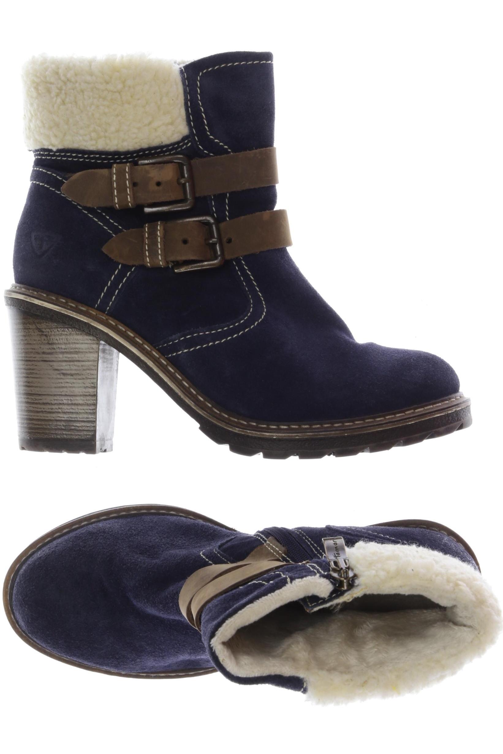 

Tamaris Damen Stiefelette, marineblau, Gr. 37