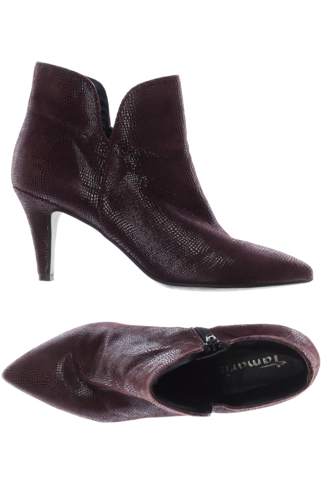 

Tamaris Damen Stiefelette, bordeaux, Gr. 39