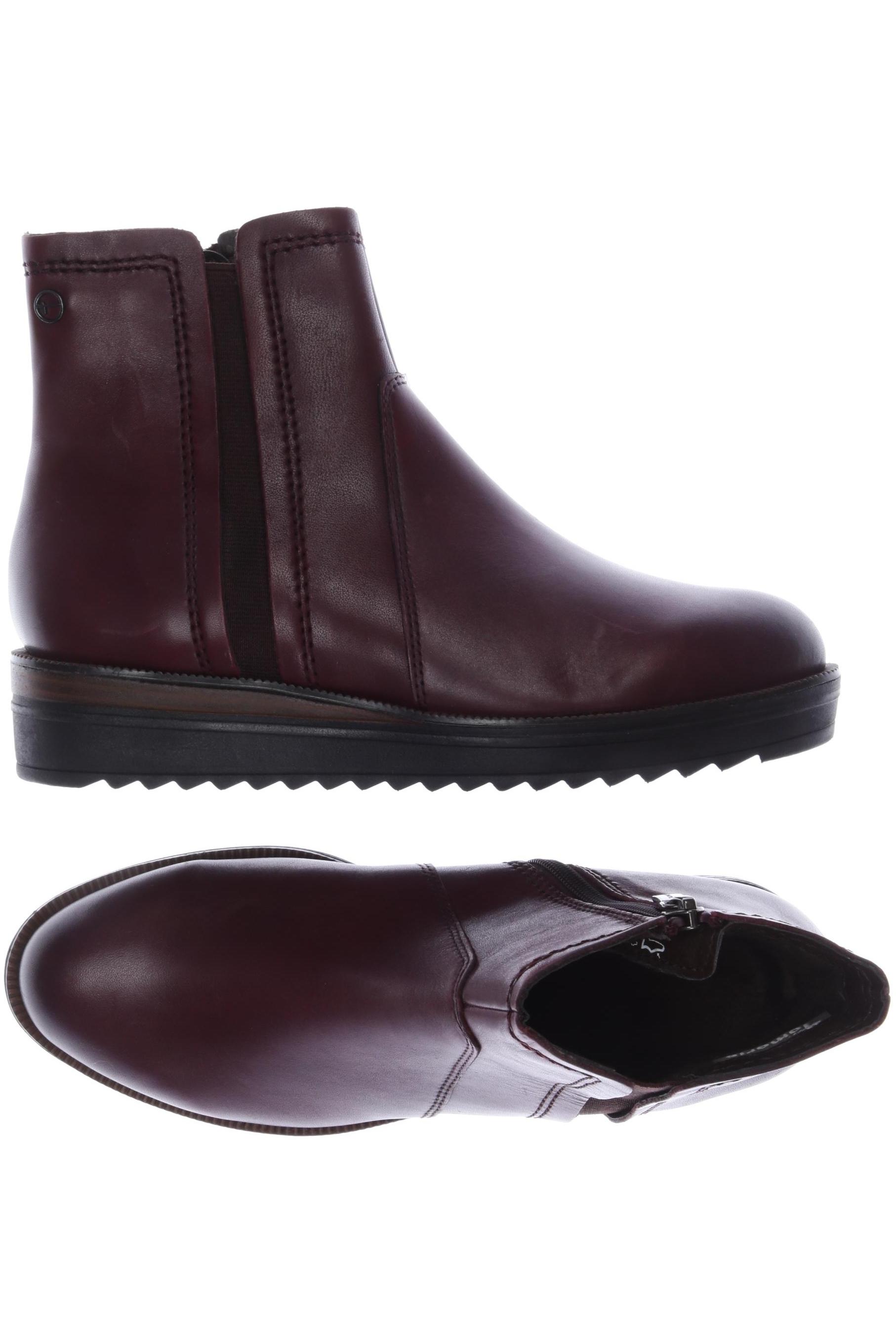 

Tamaris Damen Stiefelette, bordeaux, Gr. 36