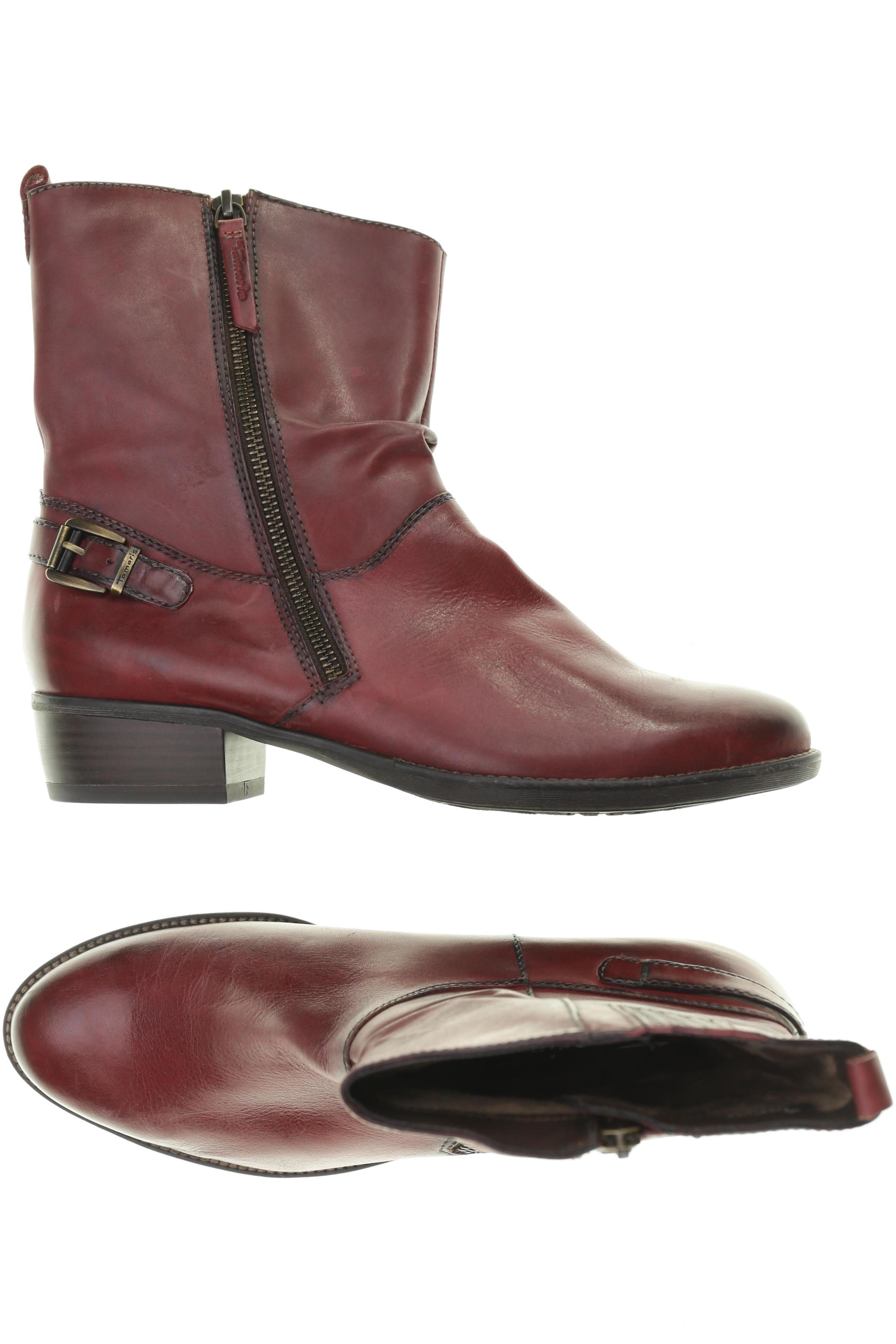 

Tamaris Damen Stiefelette, rot, Gr. 40