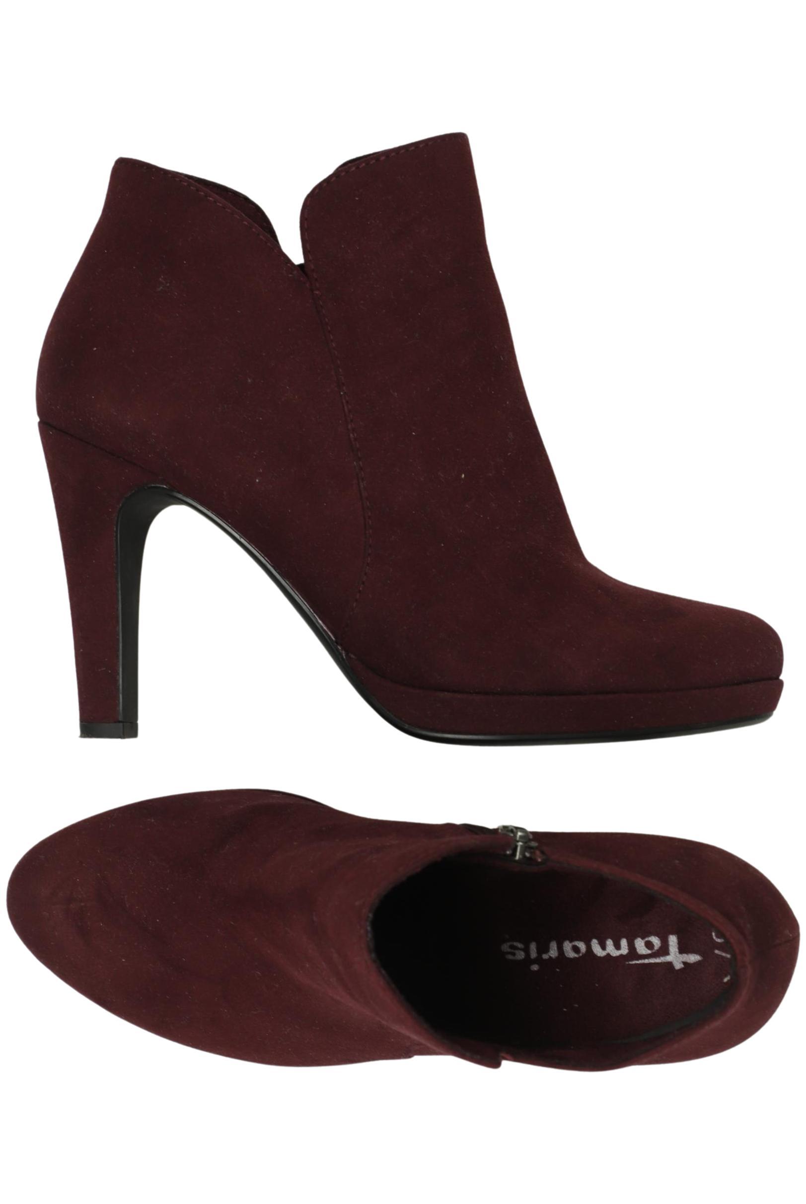 

Tamaris Damen Stiefelette, bordeaux, Gr. 37