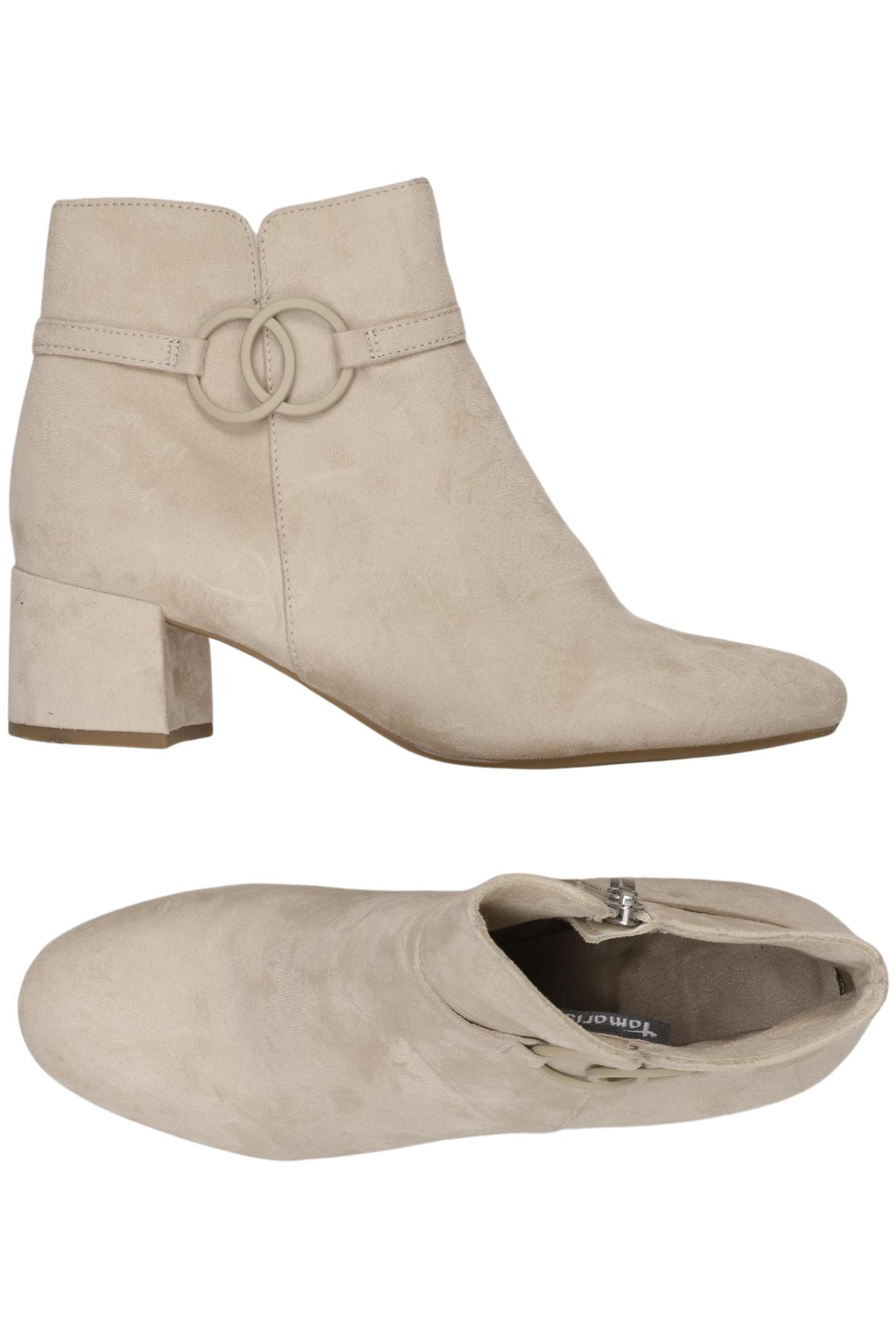 

Tamaris Damen Stiefelette, beige, Gr. 40