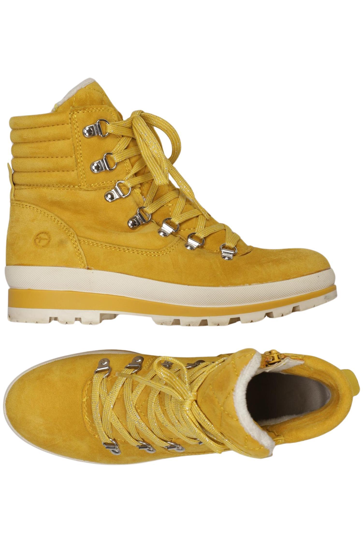 

Tamaris Damen Stiefelette, gelb, Gr. 38