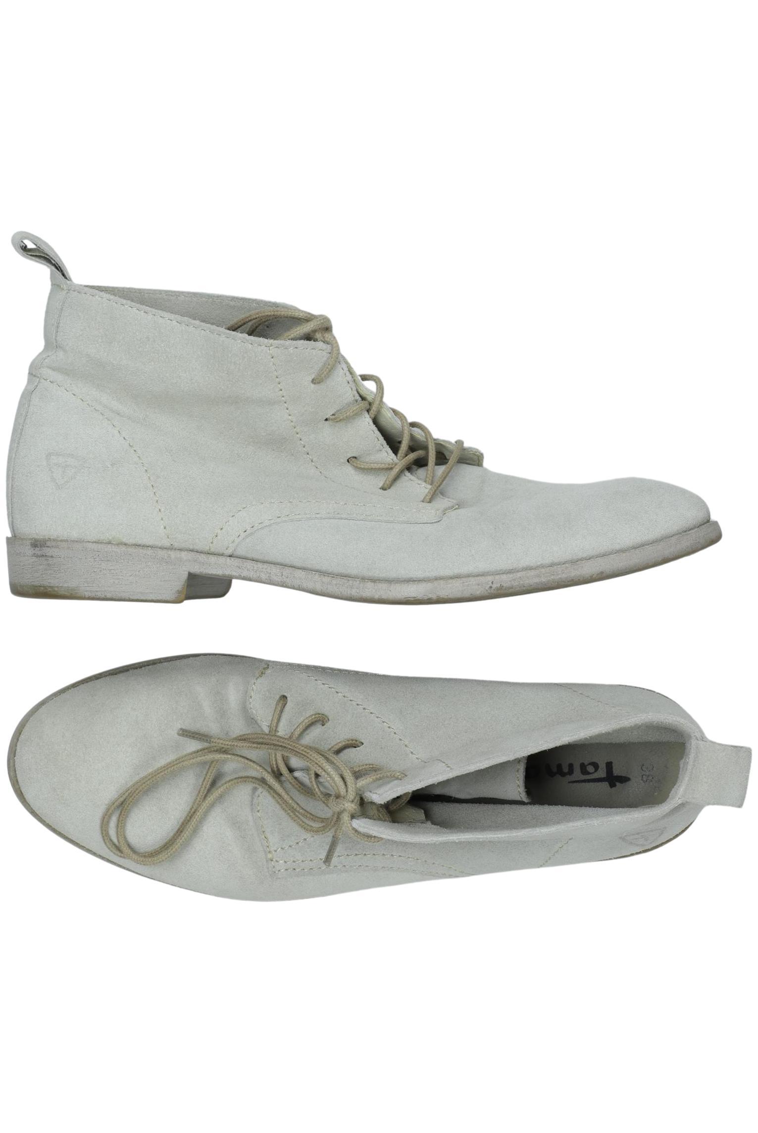 

Tamaris Damen Stiefelette, cremeweiß, Gr. 38