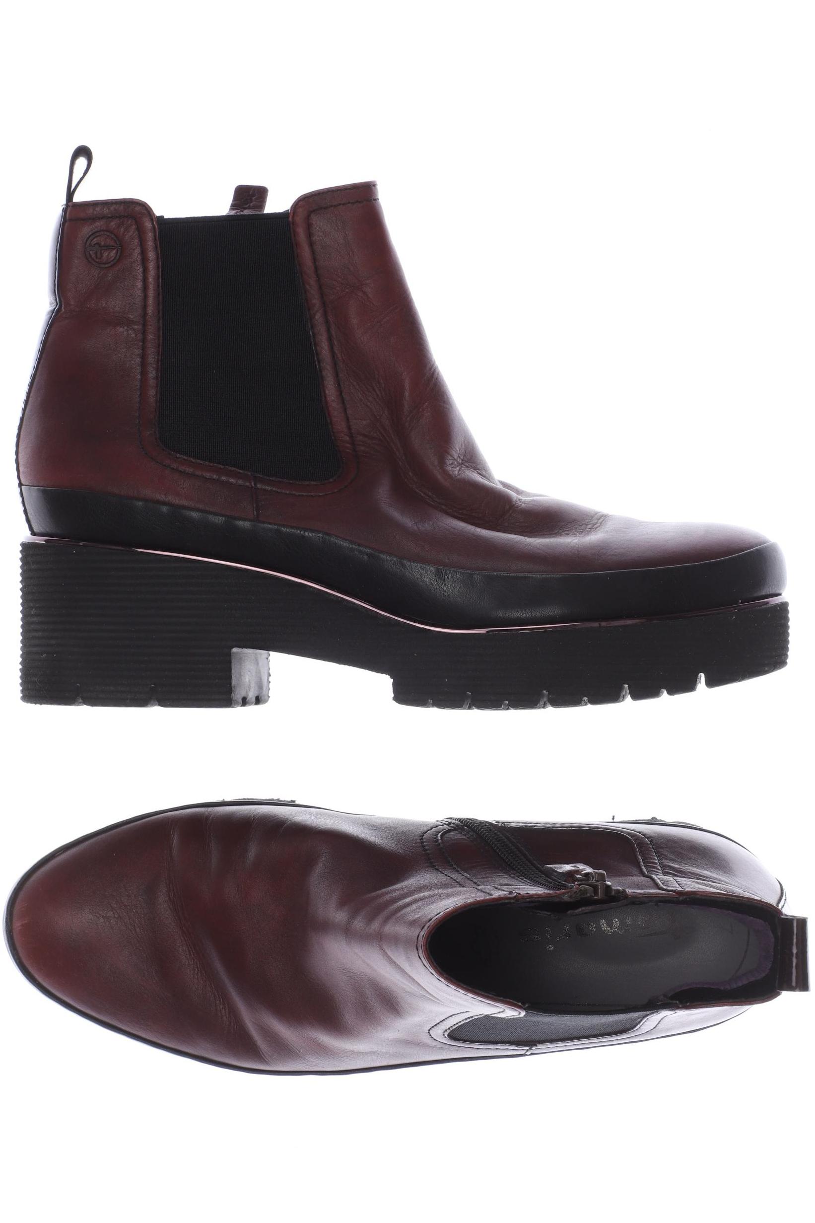 

Tamaris Damen Stiefelette, bordeaux, Gr. 37