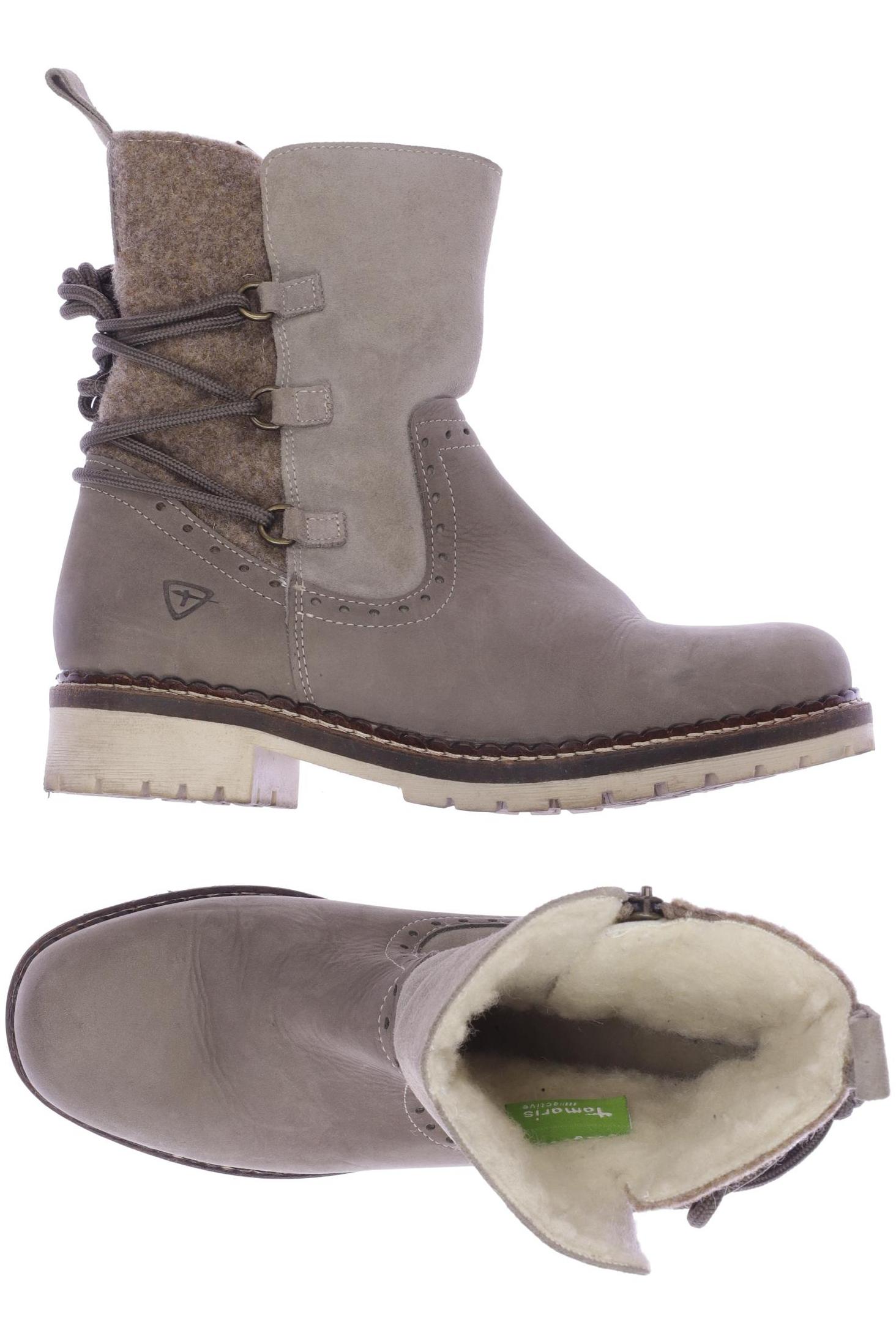 

Tamaris Damen Stiefelette, beige, Gr. 39