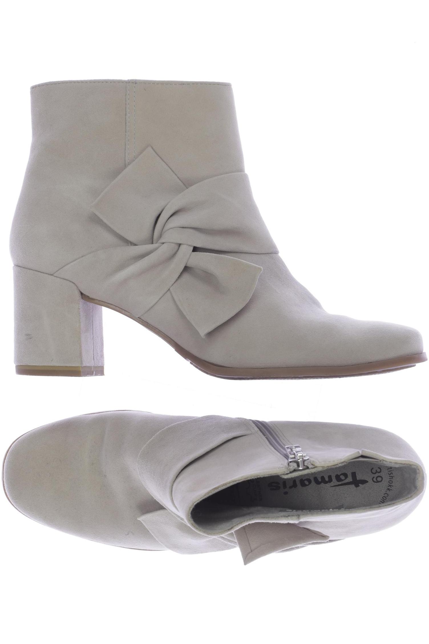 

Tamaris Damen Stiefelette, cremeweiß, Gr. 39