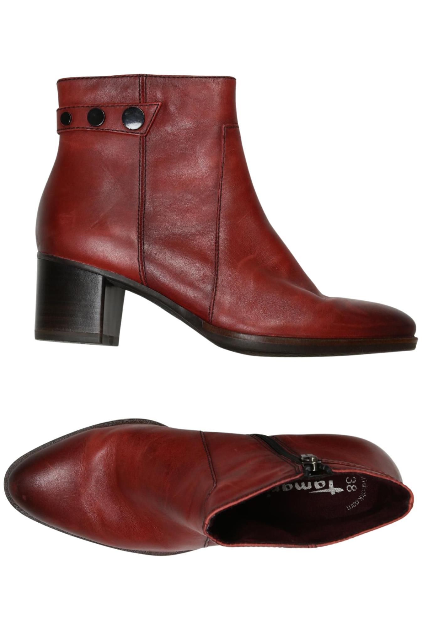 

Tamaris Damen Stiefelette, rot, Gr. 38