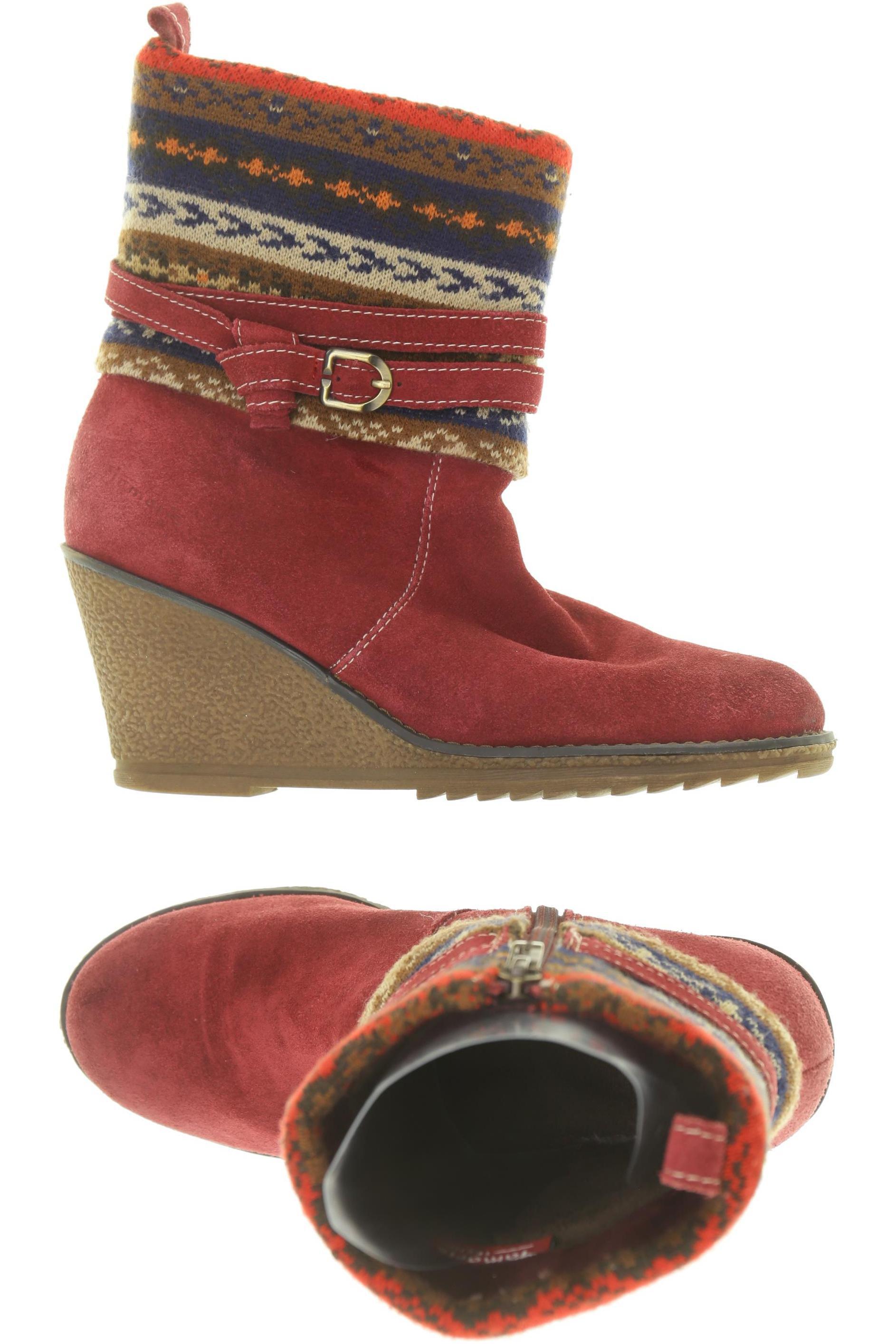 

Tamaris Damen Stiefelette, rot, Gr. 37
