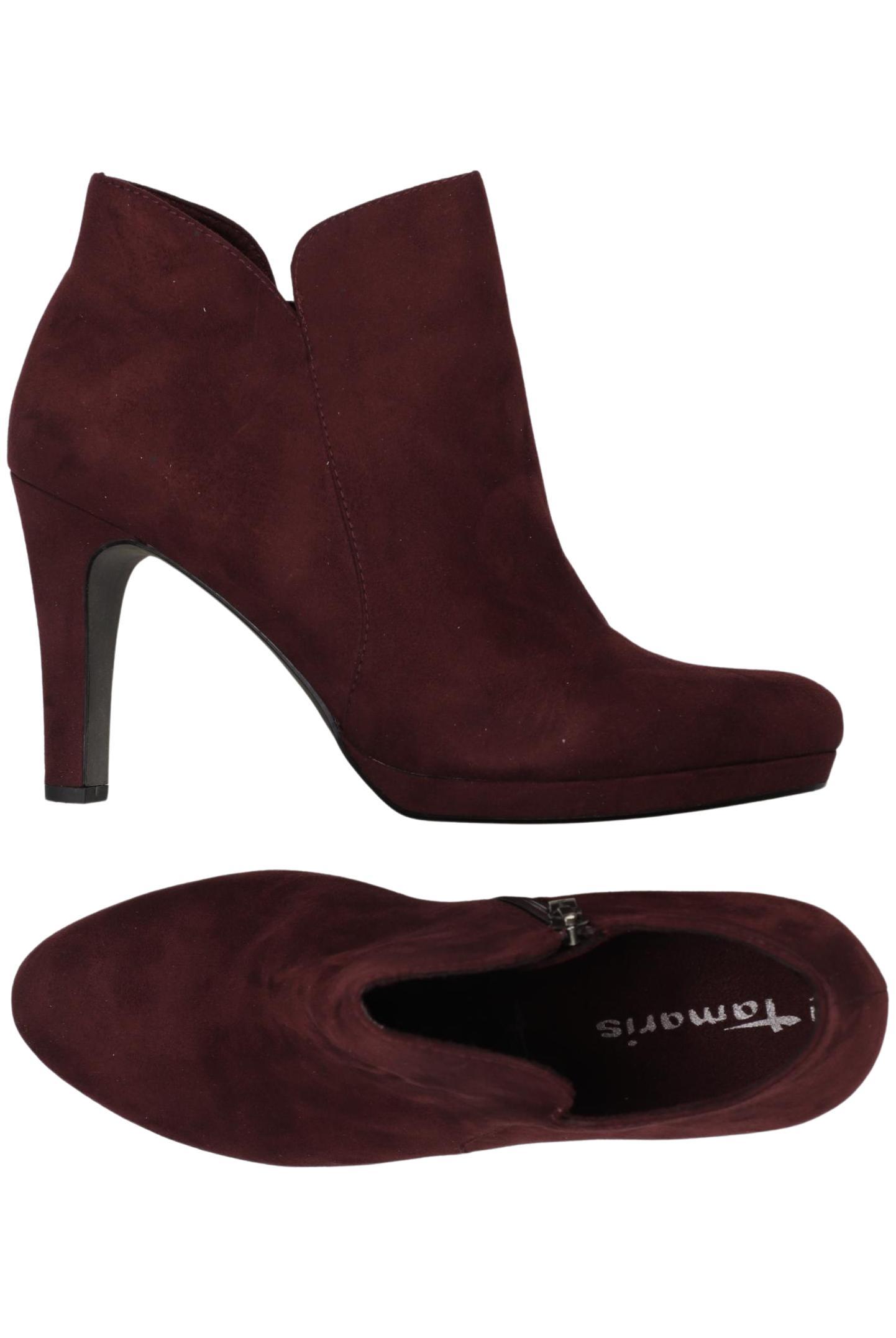 

Tamaris Damen Stiefelette, bordeaux, Gr. 42
