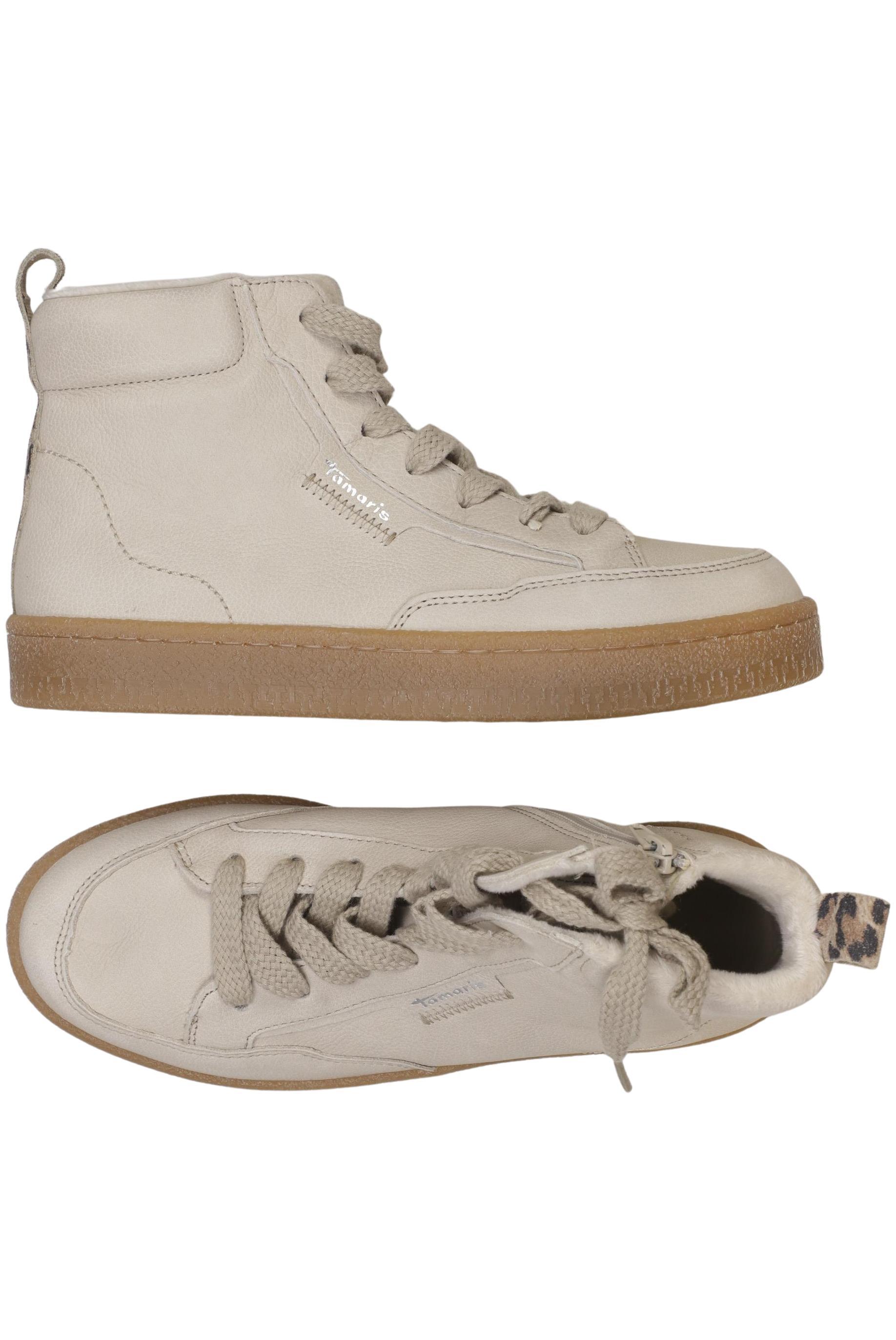 

Tamaris Damen Stiefelette, cremeweiß, Gr. 39