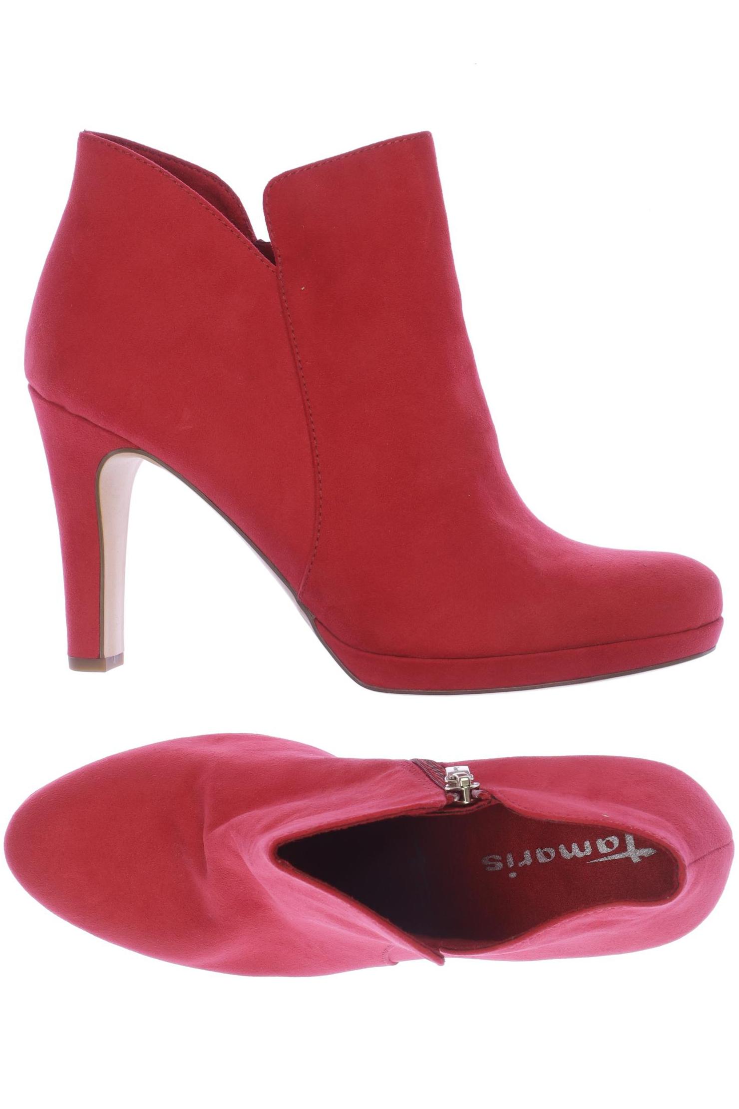 

Tamaris Damen Stiefelette, rot, Gr. 40