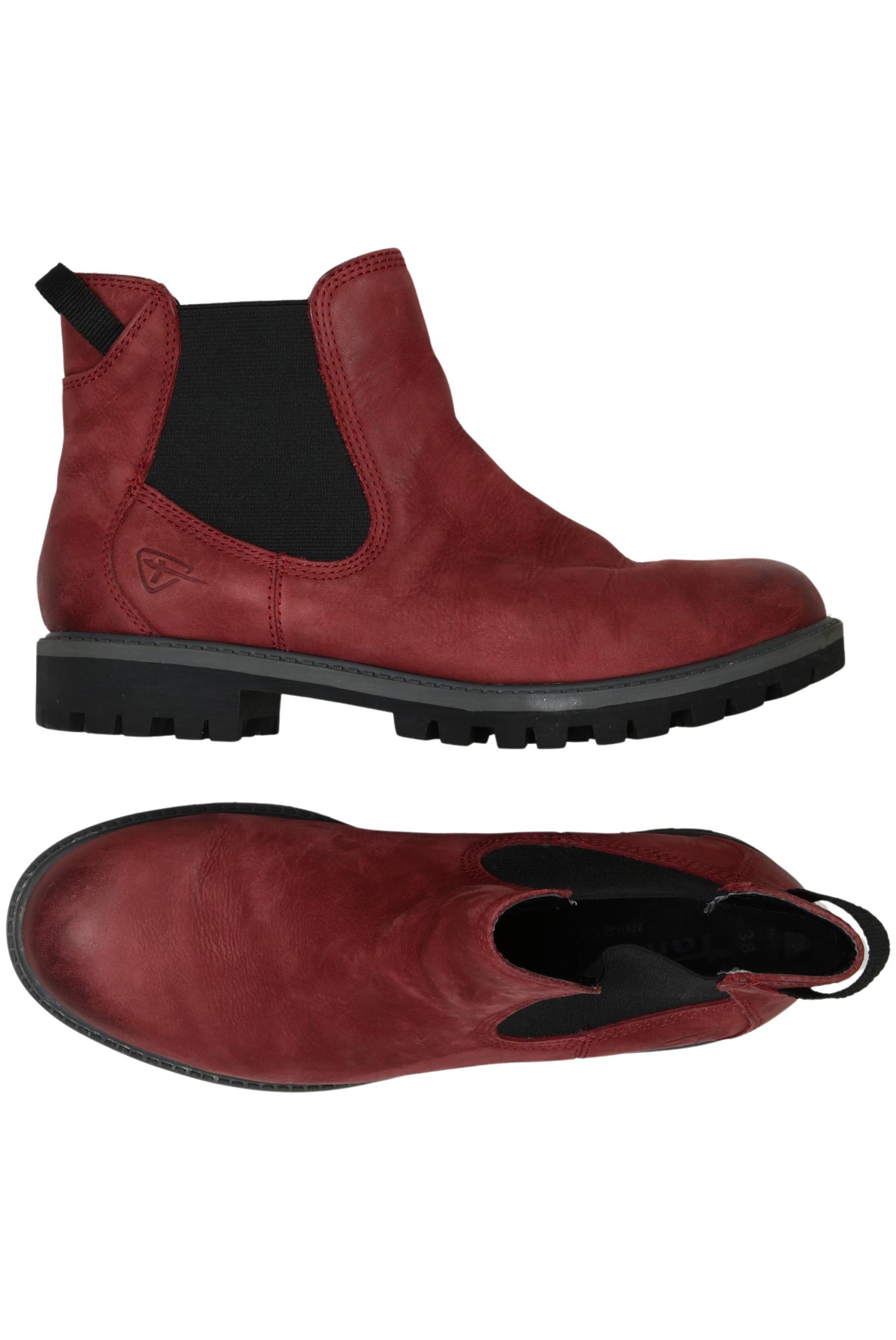 

Tamaris Damen Stiefelette, rot, Gr. 38