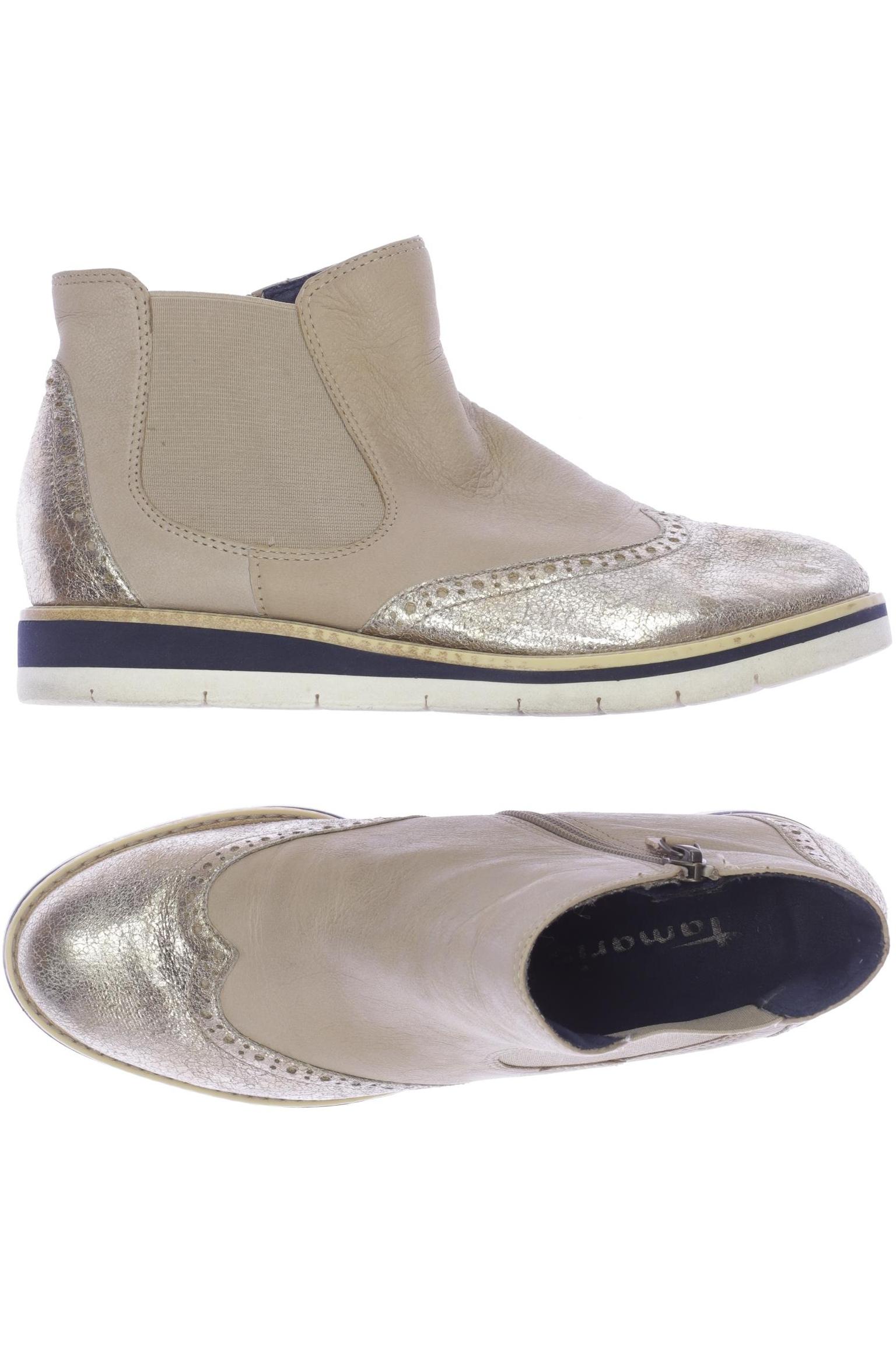 

Tamaris Damen Stiefelette, beige, Gr. 38