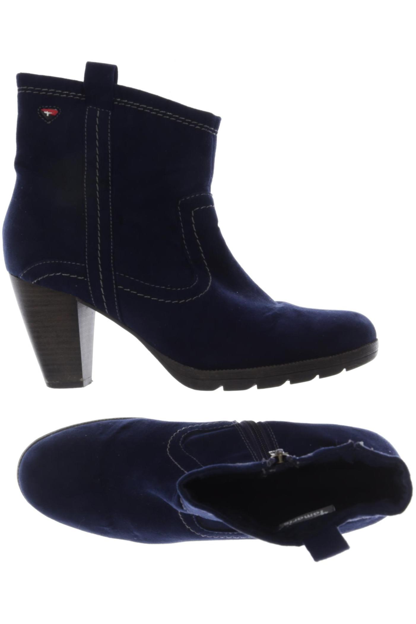 

Tamaris Damen Stiefelette, marineblau, Gr. 40