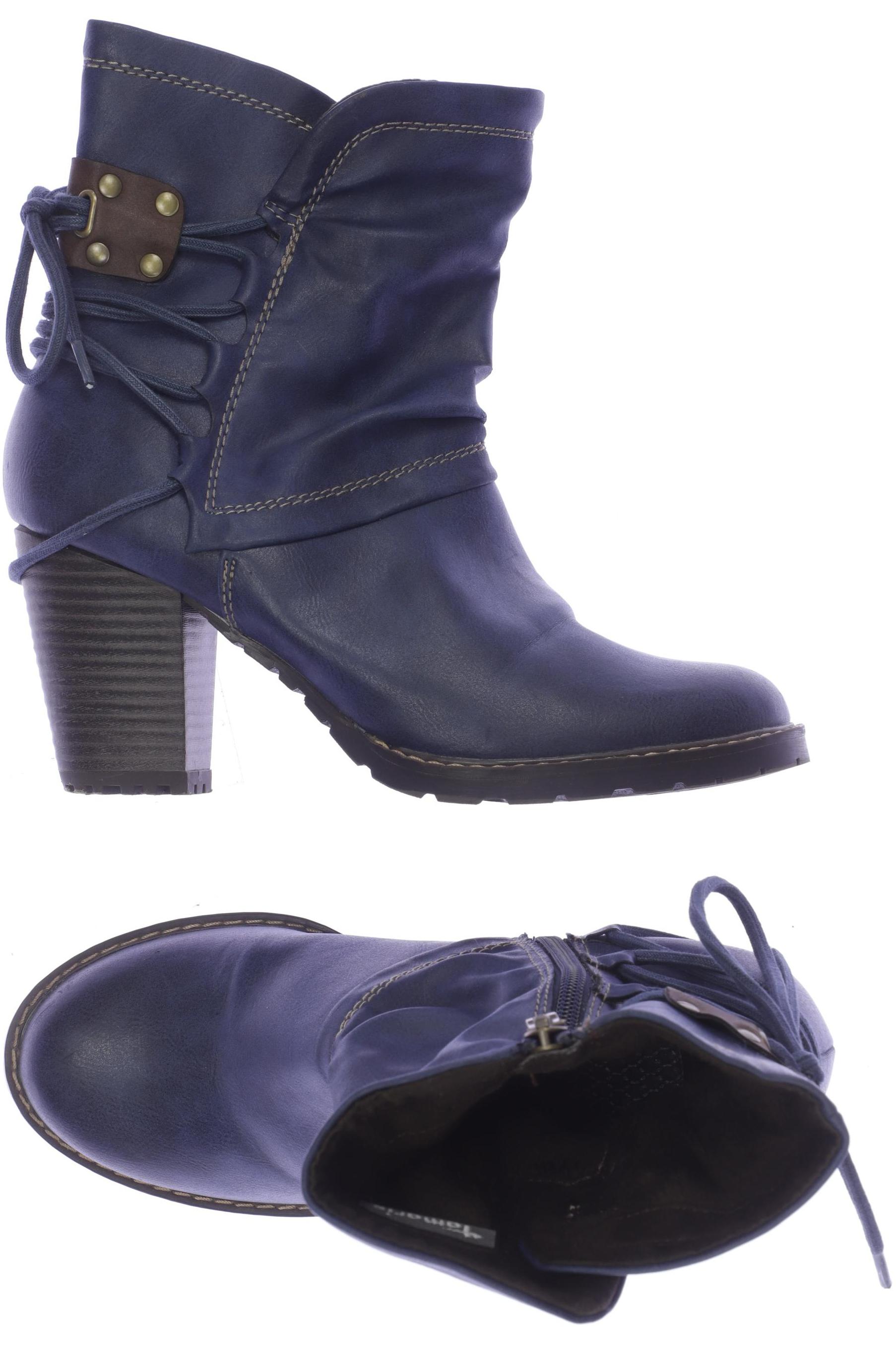 

Tamaris Damen Stiefelette, blau, Gr. 38
