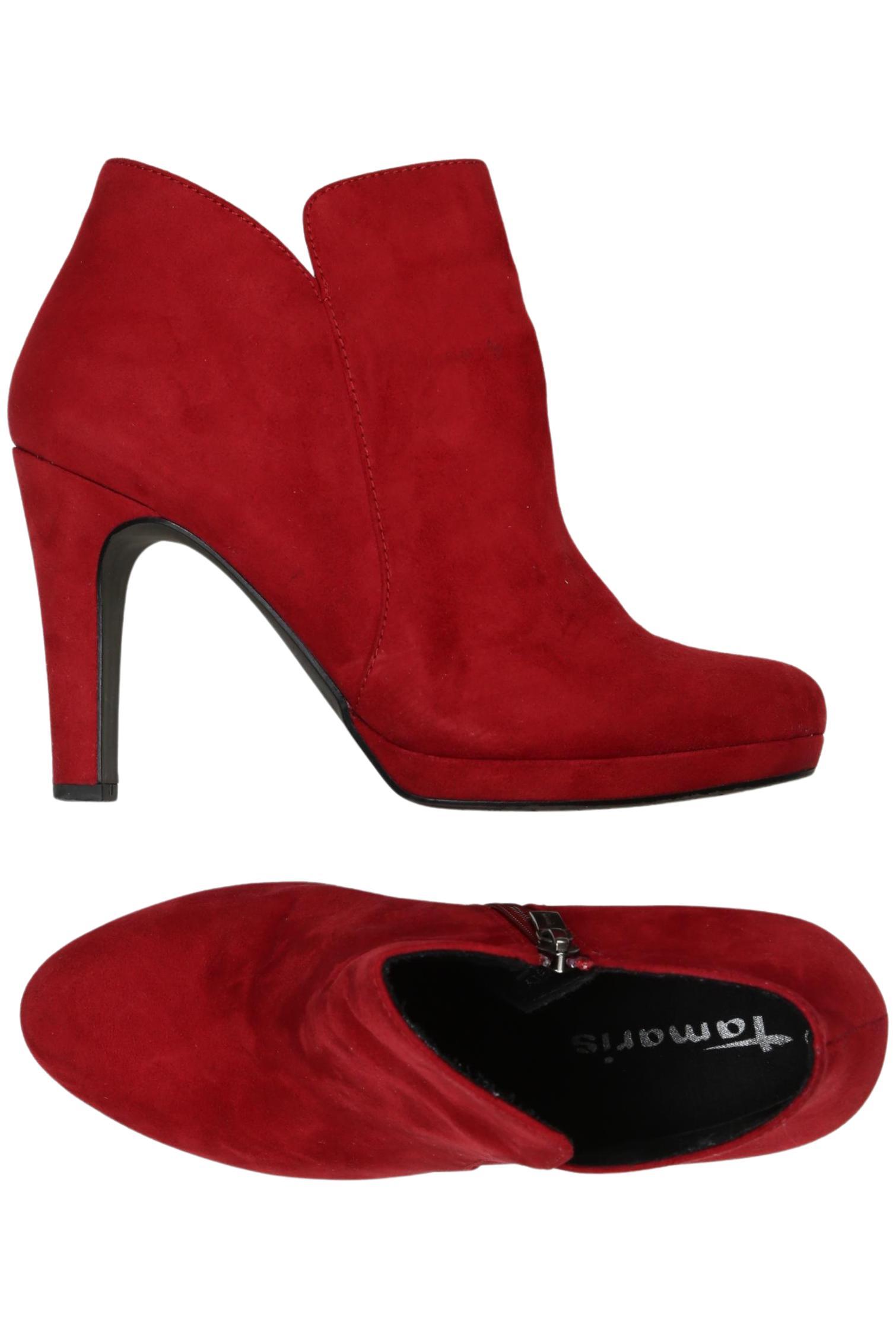 

Tamaris Damen Stiefelette, rot, Gr. 38