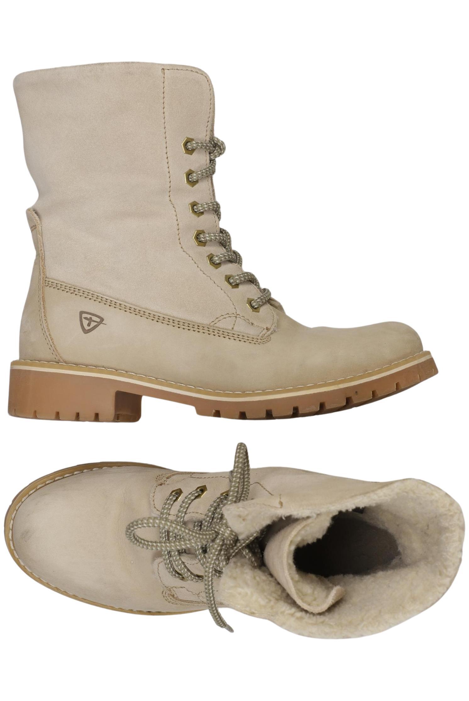 

Tamaris Damen Stiefelette, beige, Gr. 38