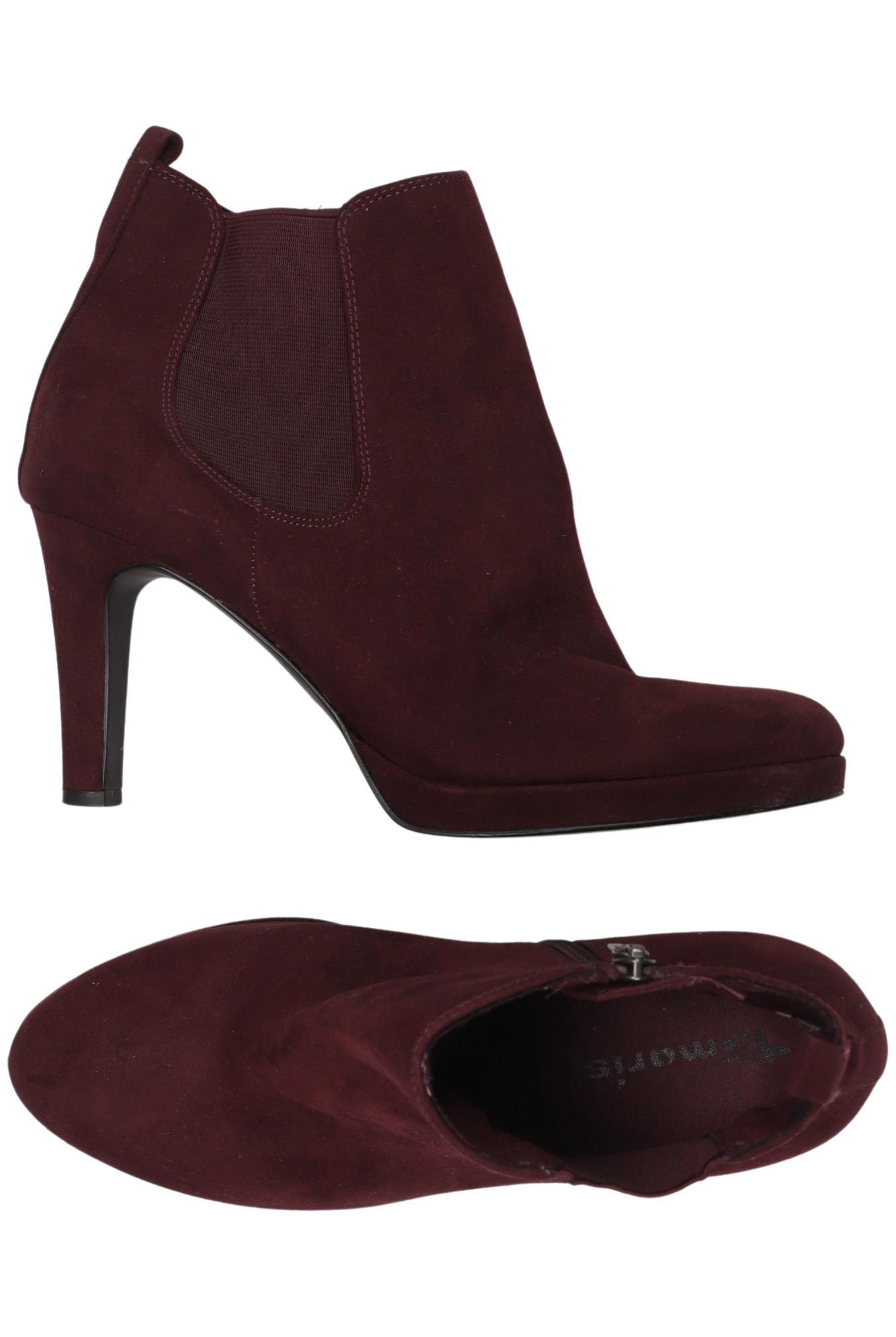 

Tamaris Damen Stiefelette, bordeaux, Gr. 39