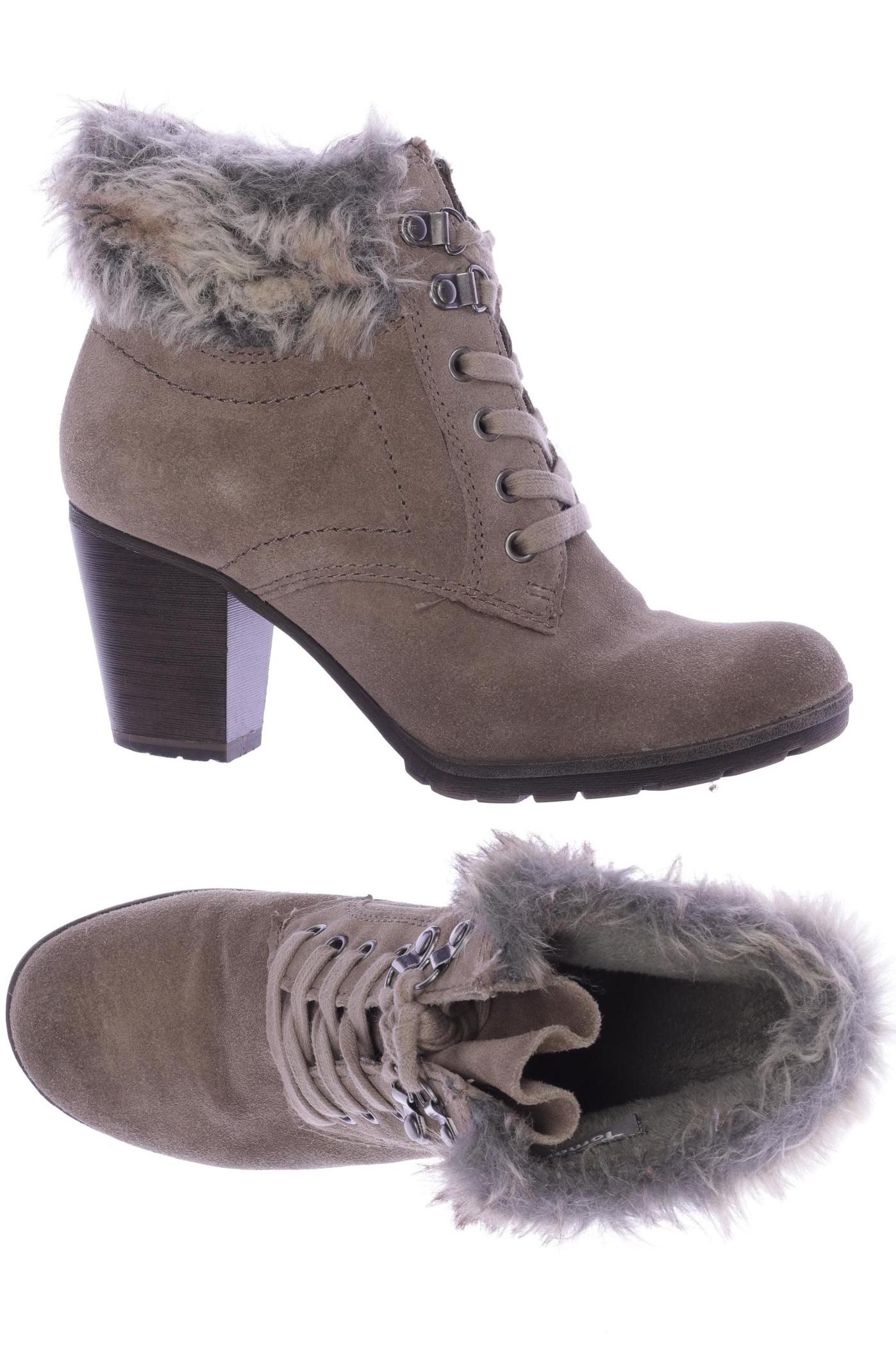 

Tamaris Damen Stiefelette, beige, Gr. 38