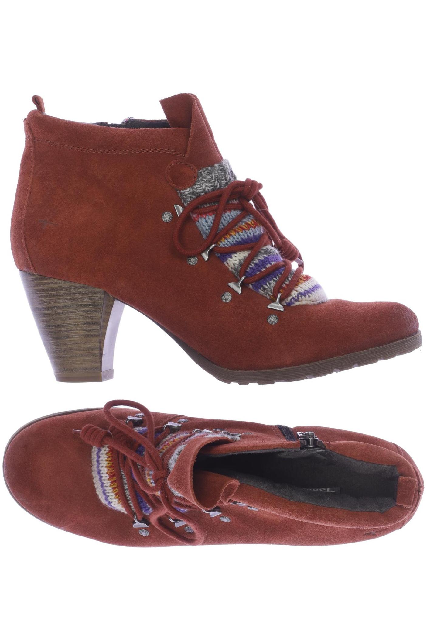 

Tamaris Damen Stiefelette, rot, Gr. 41