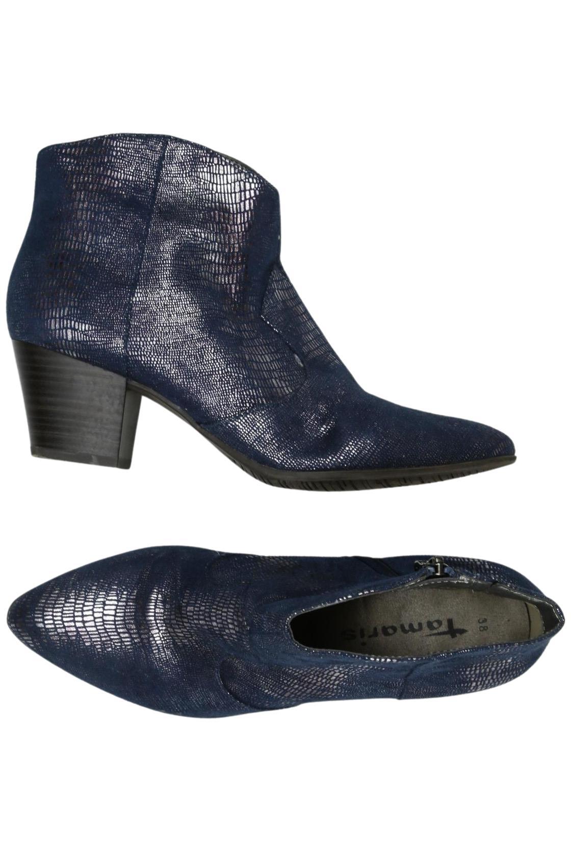

Tamaris Damen Stiefelette, marineblau, Gr. 38