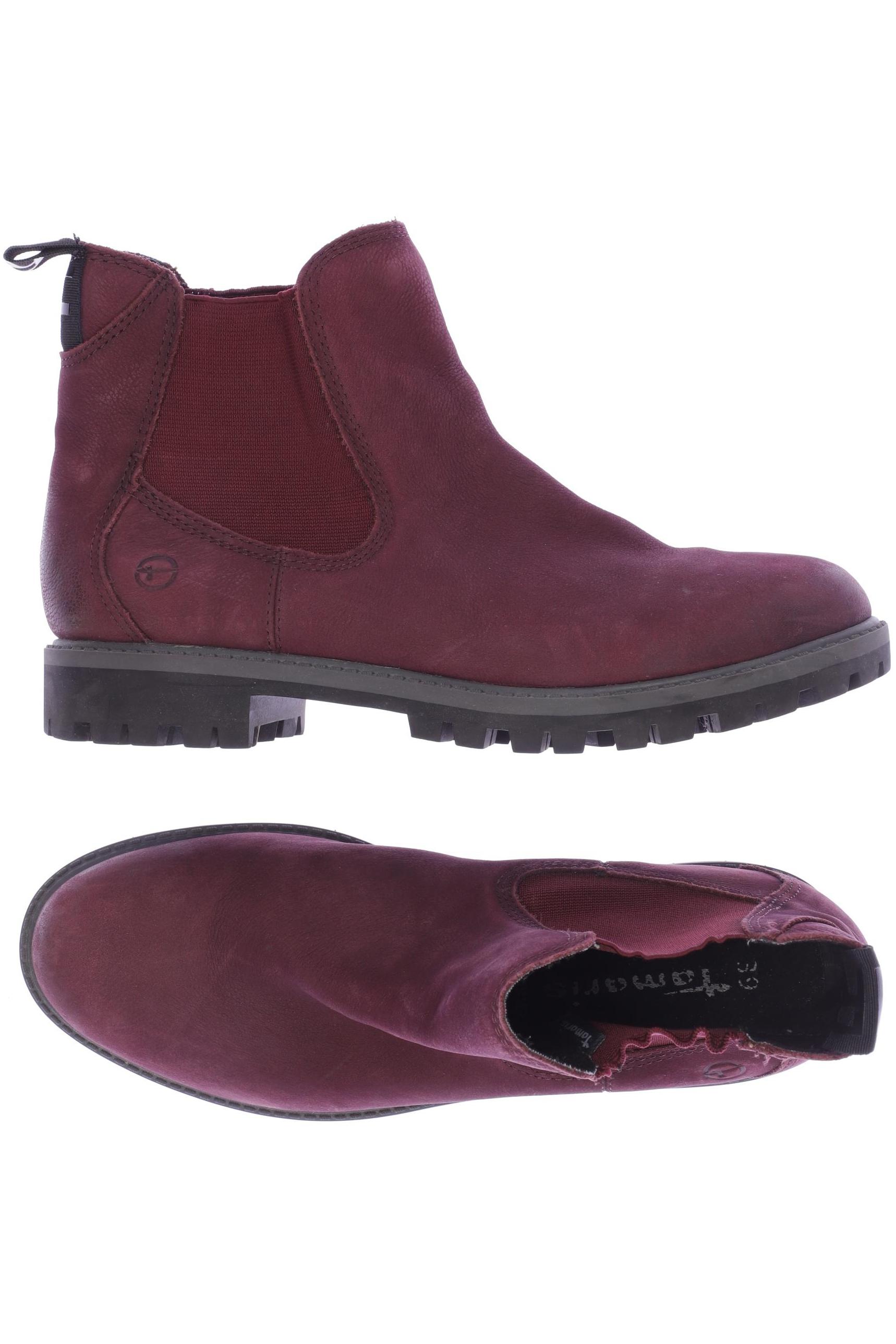 

Tamaris Damen Stiefelette, bordeaux, Gr. 39