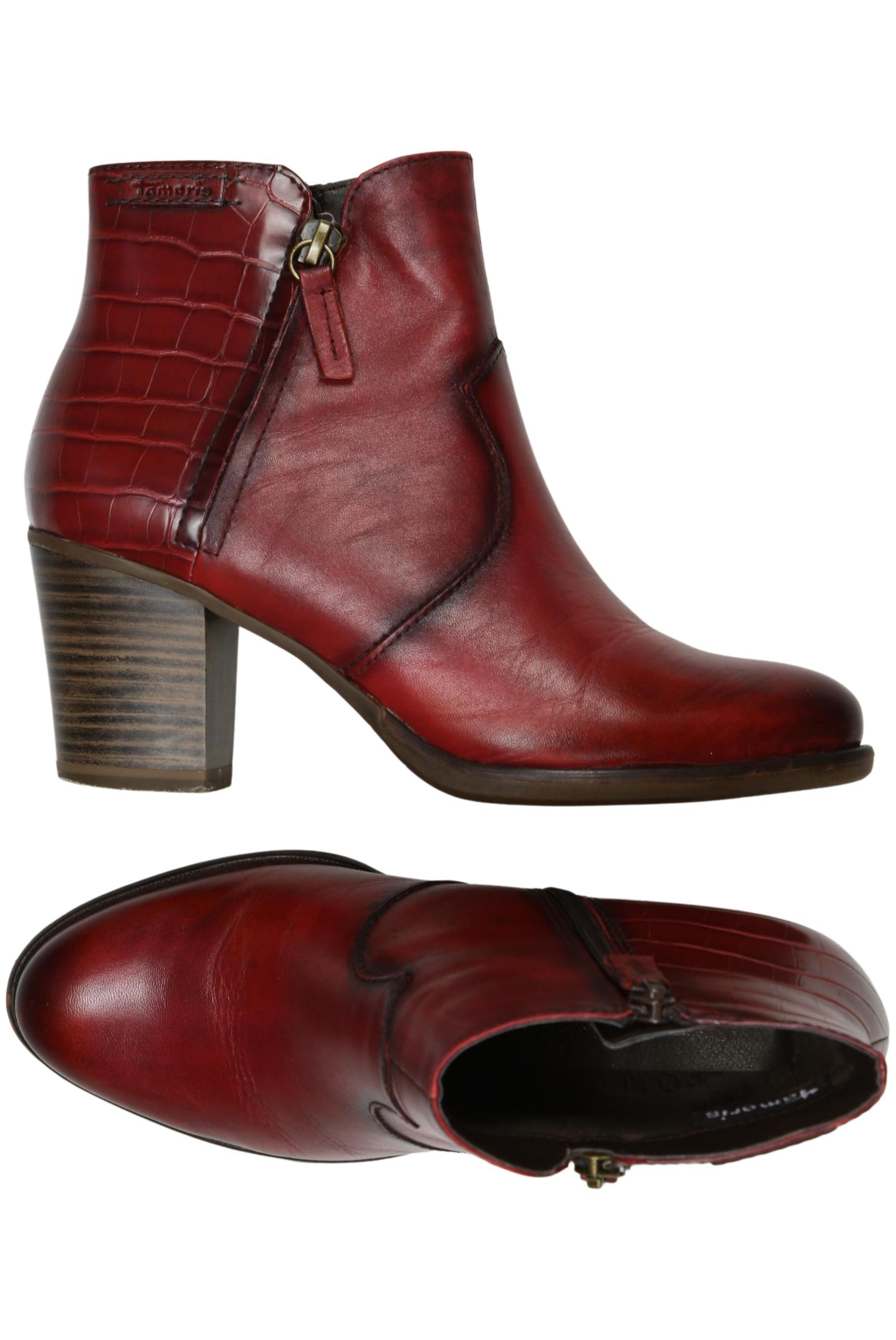 

Tamaris Damen Stiefelette, rot, Gr. 36