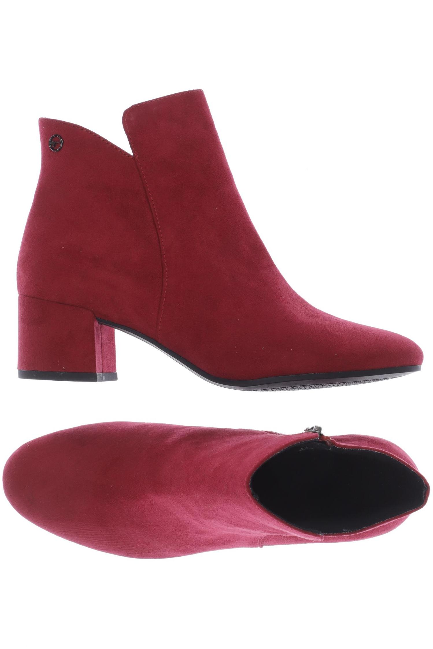 

Tamaris Damen Stiefelette, rot, Gr. 37