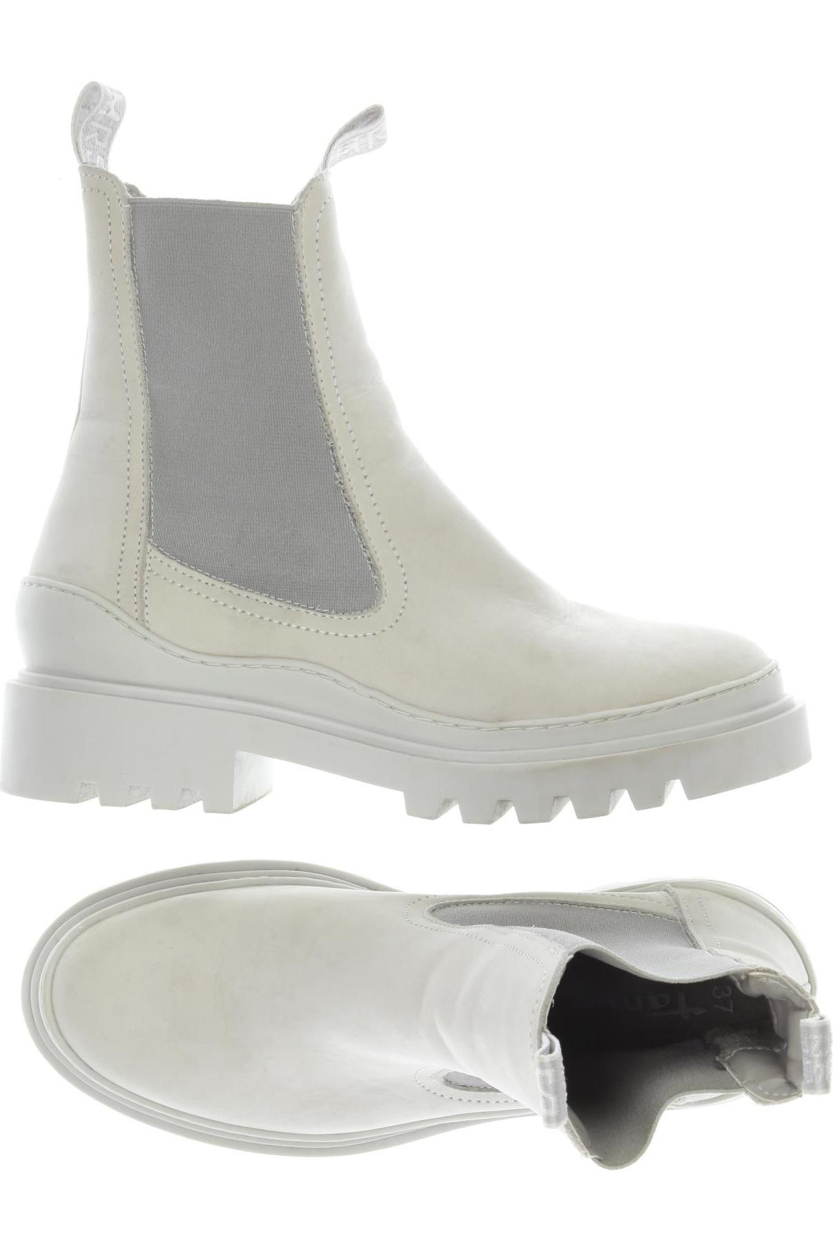 

Tamaris Damen Stiefelette, cremeweiß, Gr. 37