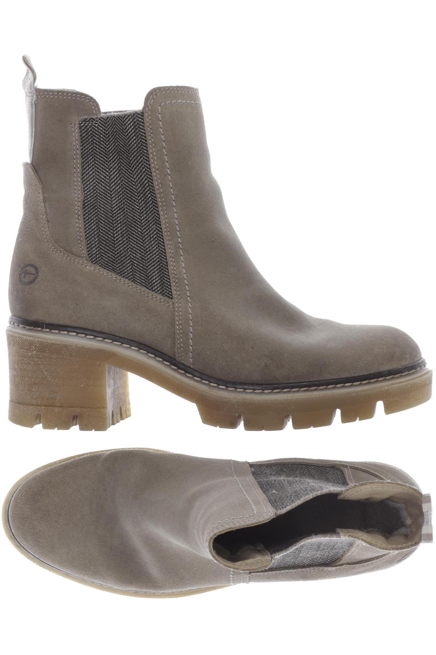 

Tamaris Damen Stiefelette, beige, Gr. 38