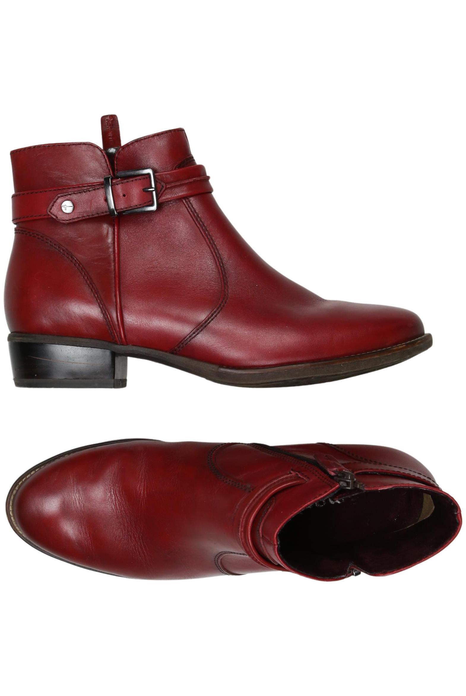 

Tamaris Damen Stiefelette, bordeaux, Gr. 39