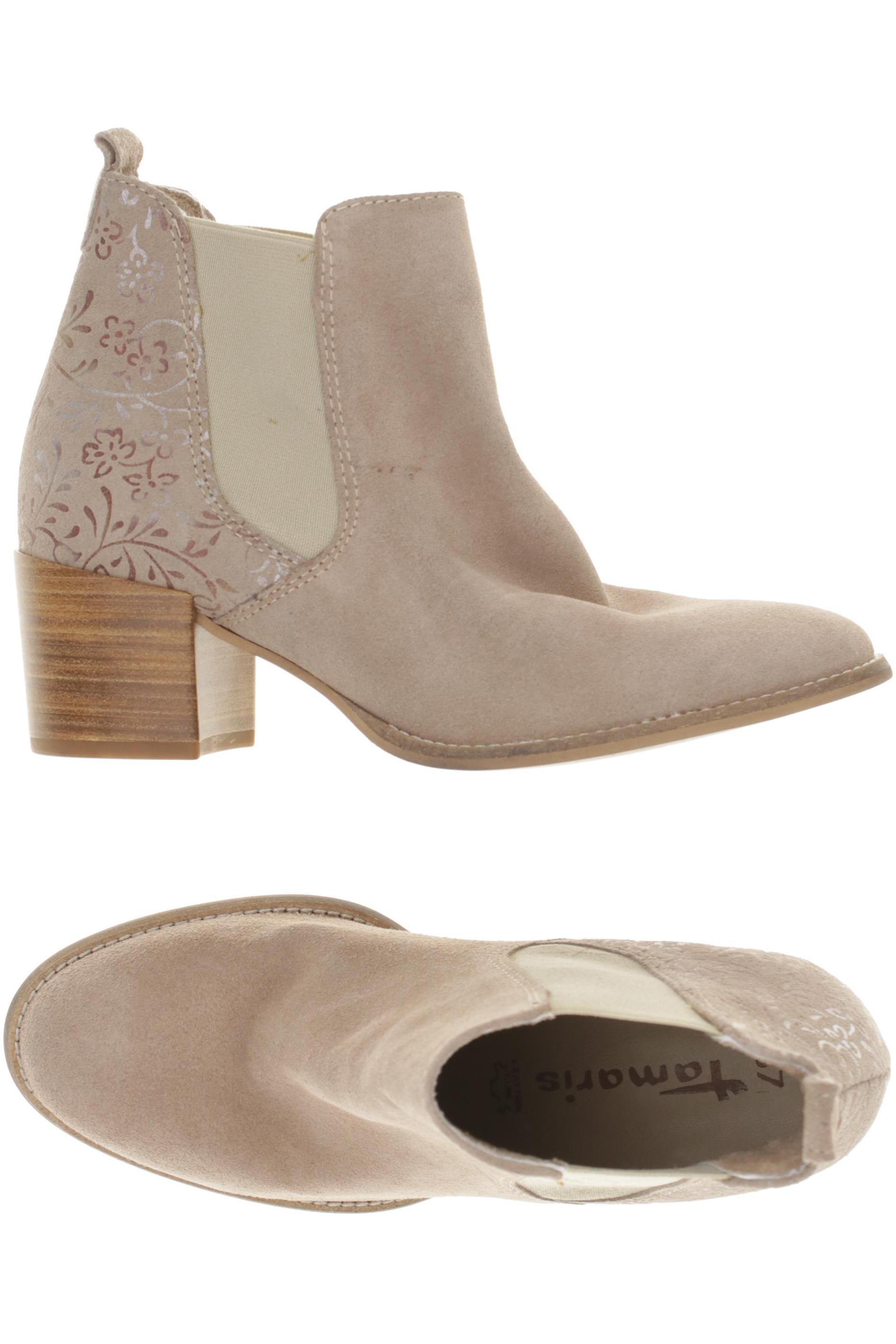 

Tamaris Damen Stiefelette, beige, Gr. 37