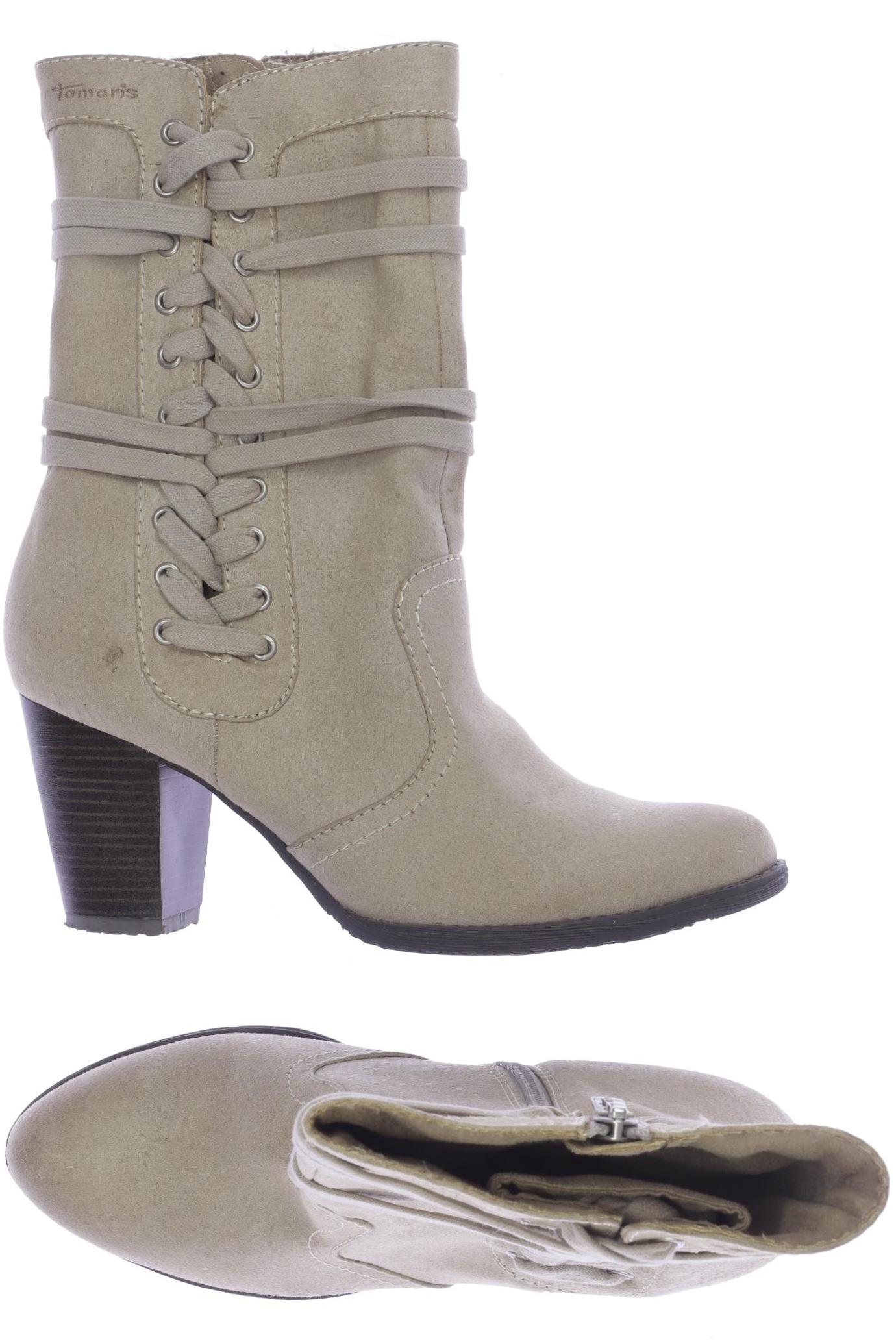 

Tamaris Damen Stiefelette, beige, Gr. 41