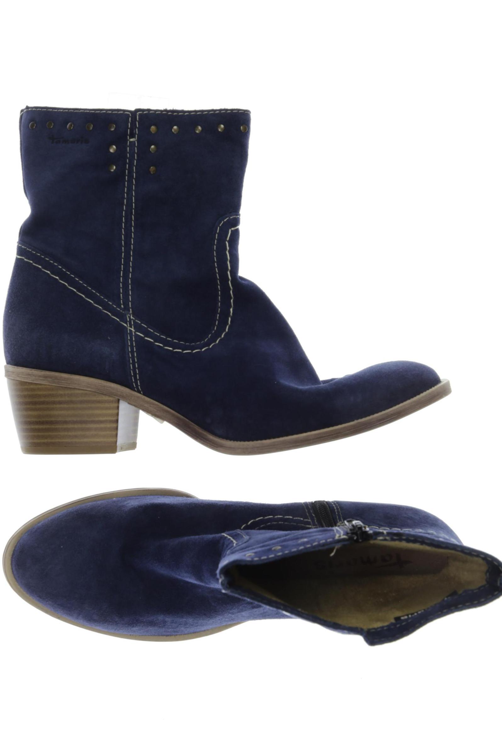 

Tamaris Damen Stiefelette, marineblau, Gr. 41