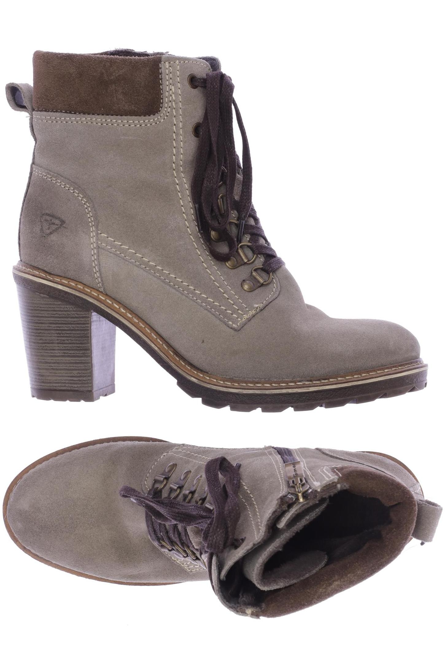 

Tamaris Damen Stiefelette, beige, Gr. 40